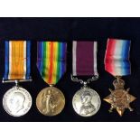 WW I medals for Pte Westlake to include 1914-15 star, British war medal 1914-20 and Victory medal