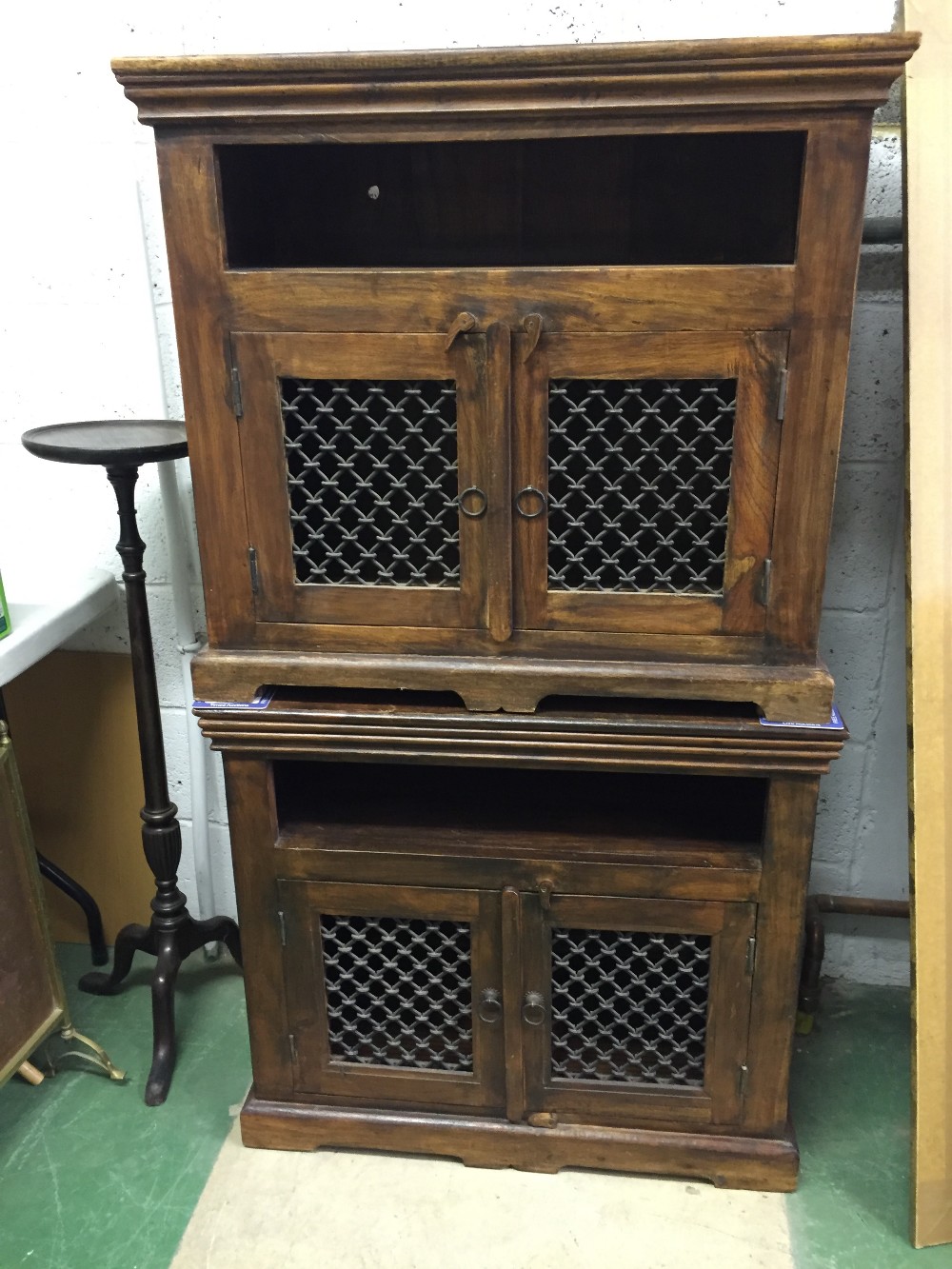 Pair of Jali cabinets