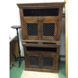 Pair of Jali cabinets