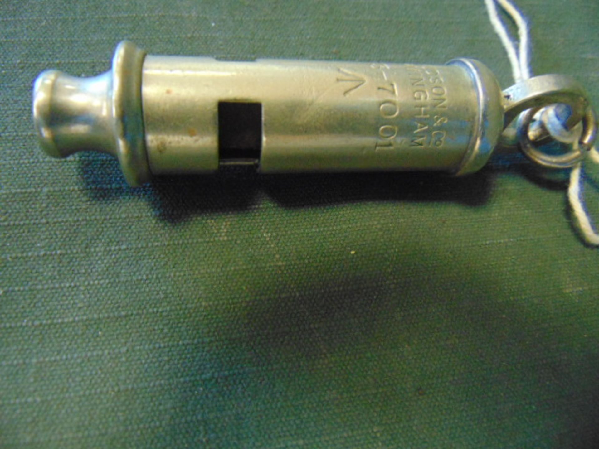J Hudson & Co Service Whistle Broad Arrow Marked - Image 4 of 5