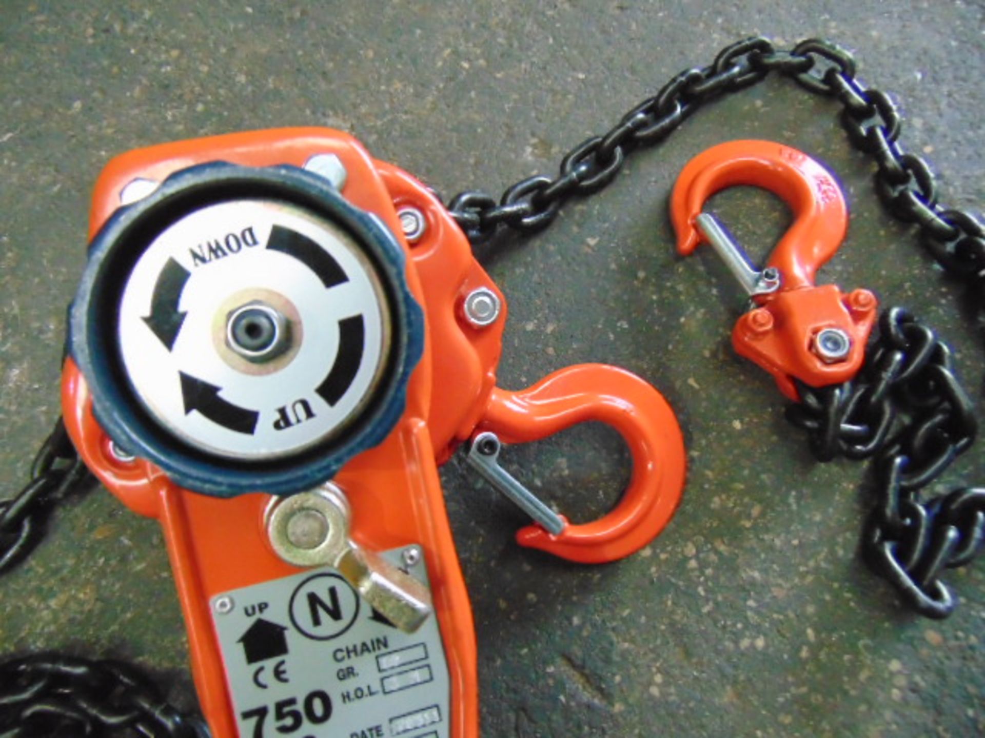 0.75t WM Hackett Tiger Ratchet Lever Chain Hoist - Bild 4 aus 6