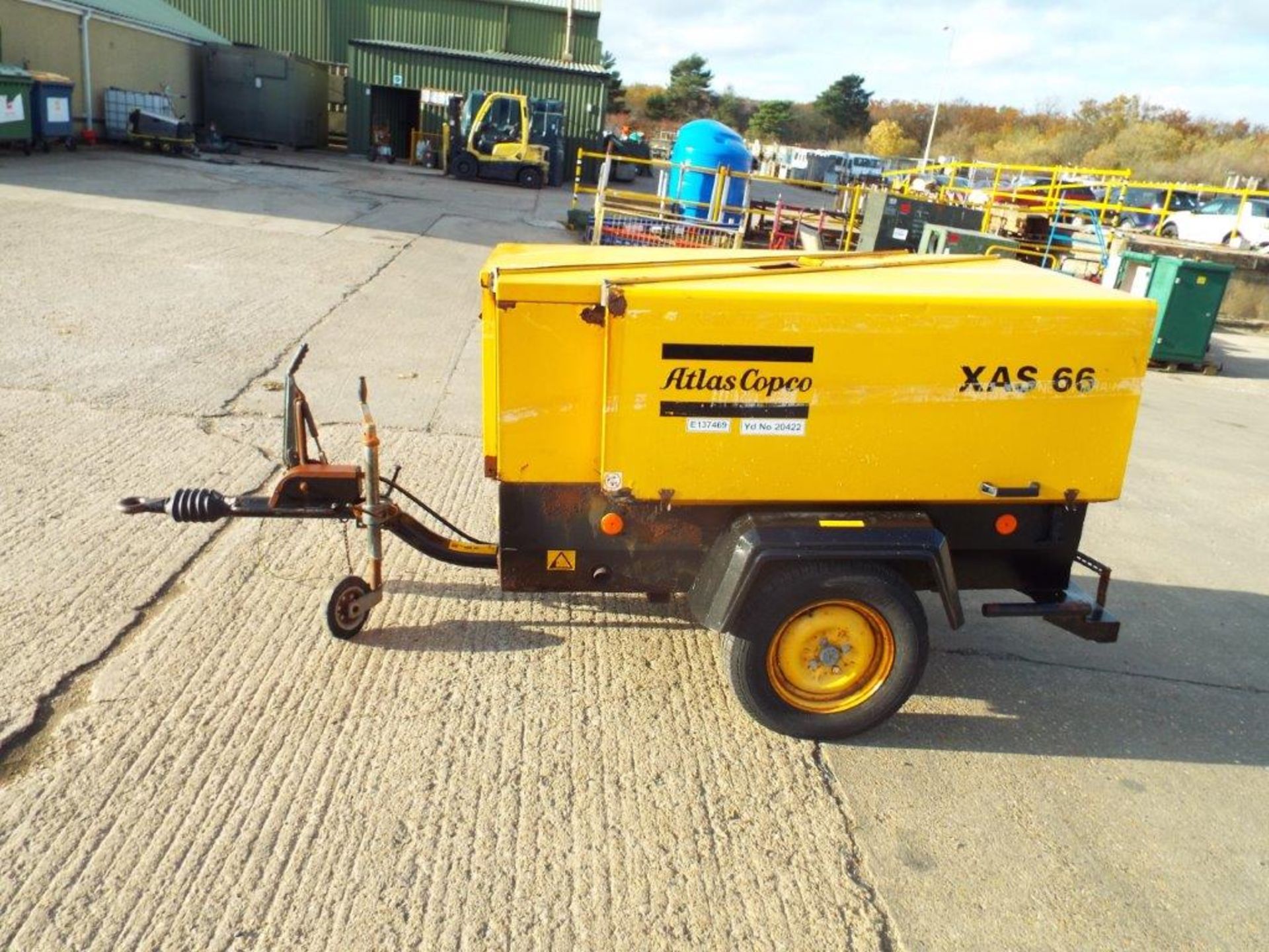 Atlas Copco XAS 66 Trailer Mounted Air Compressor - Image 4 of 19