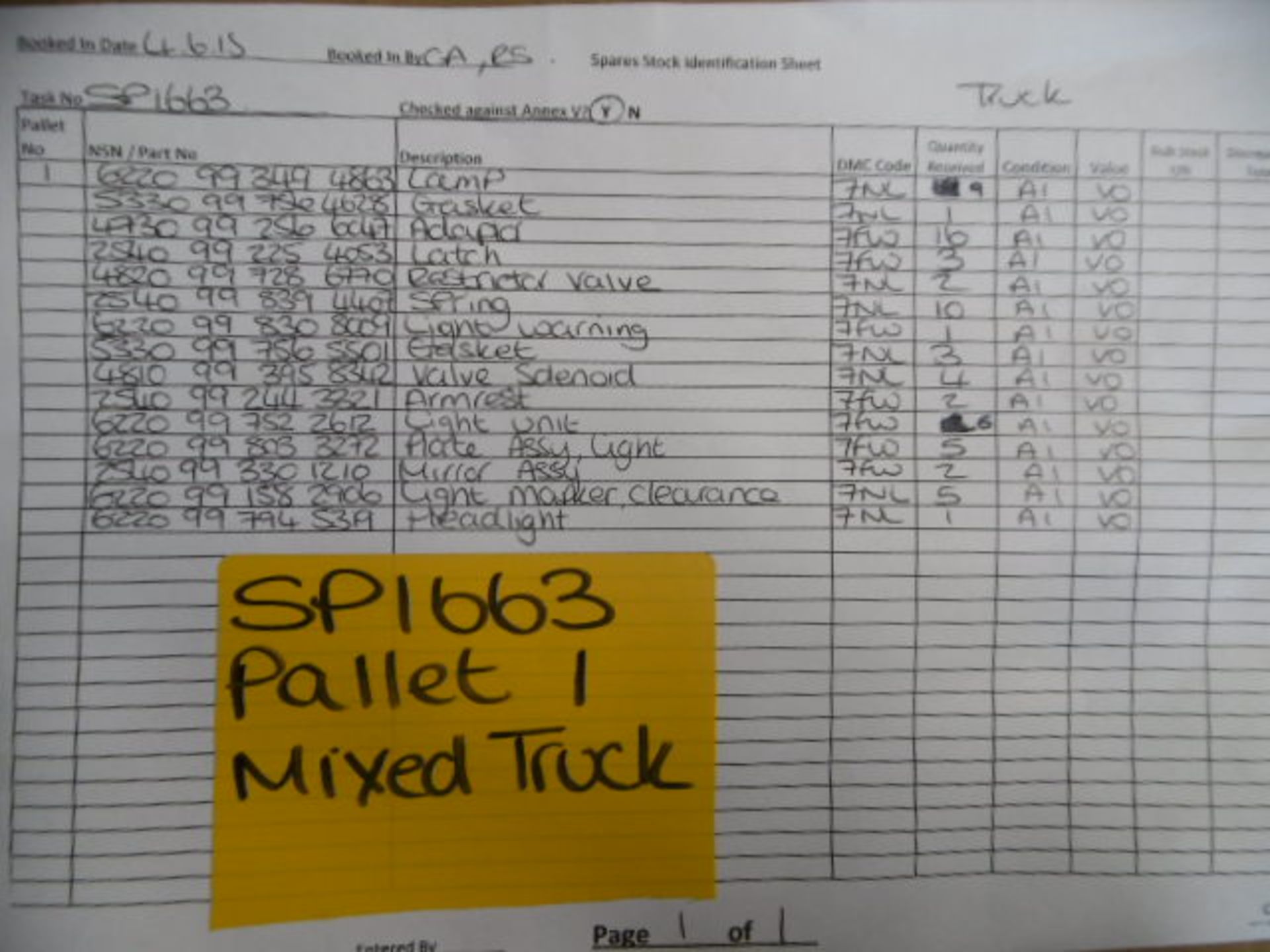 Mixed Stillage of Truck Parts - Image 10 of 10