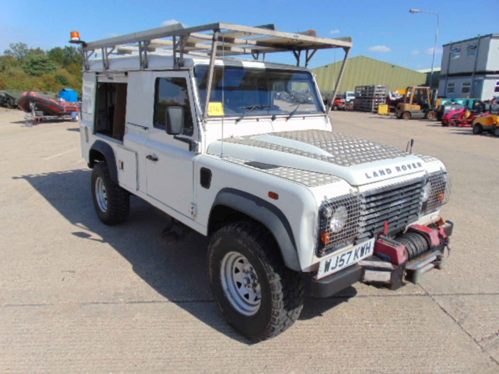 Land Rover Defender 110 Puma Hardtop 4x4 Special Utility (Mobile Workshop) complete with Winch