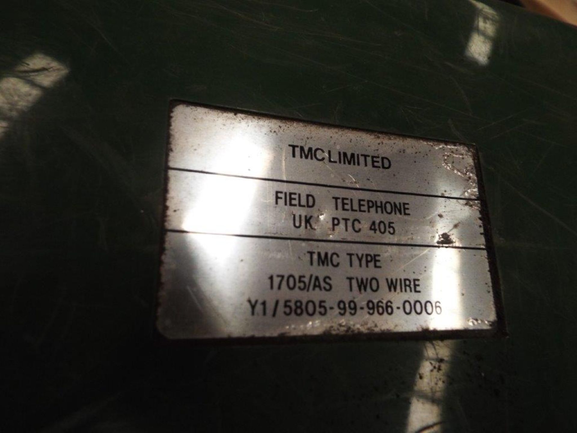 2 x PTC 405 Field Telephones - Bild 4 aus 6