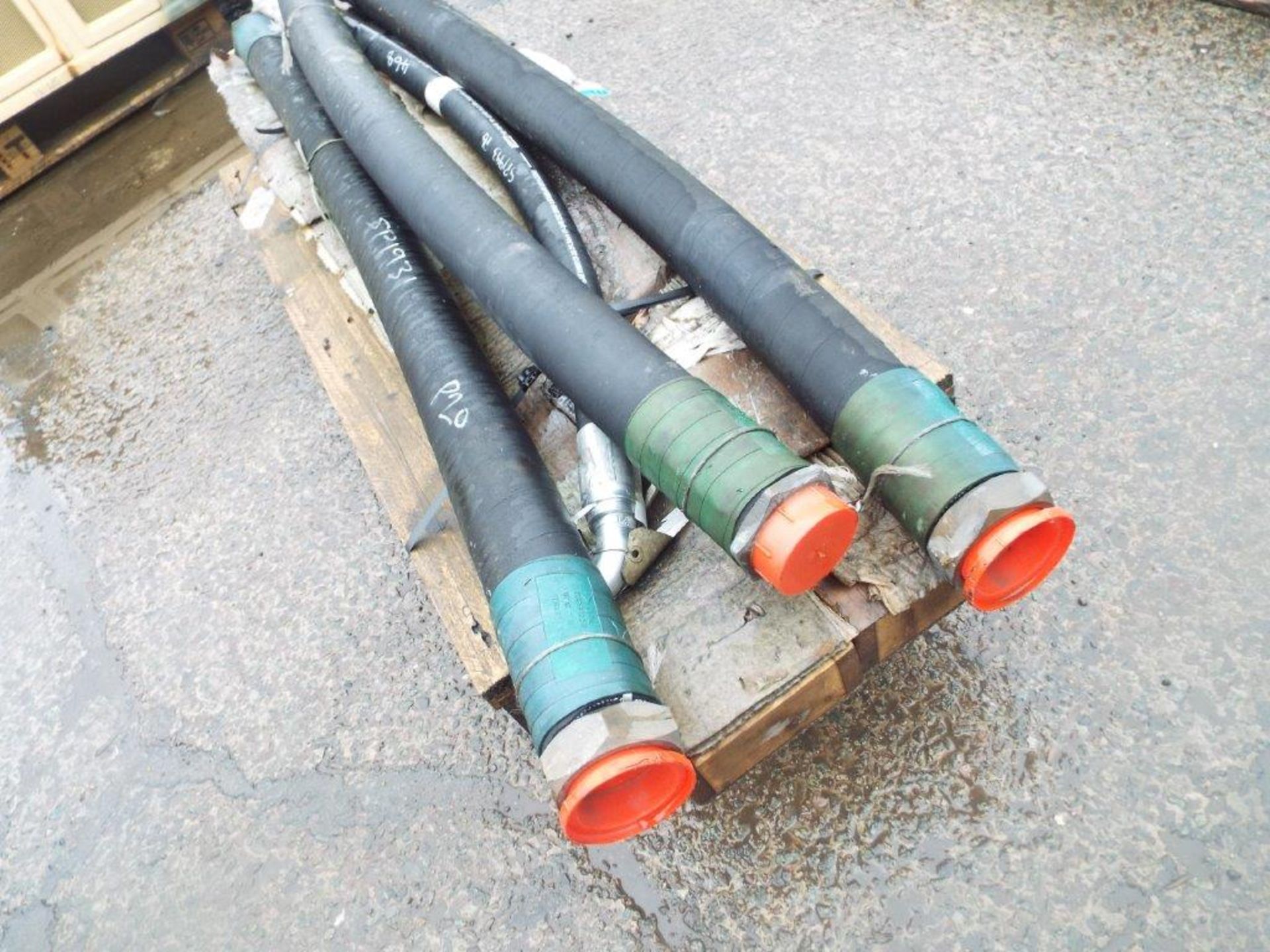 6 x Mixed Hydraulic and Rubber Hoses - Image 6 of 6