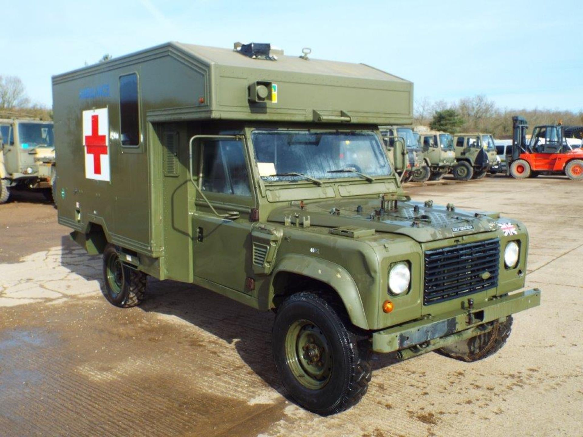 Military Specification LHD Land Rover Wolf 130 Ambulance