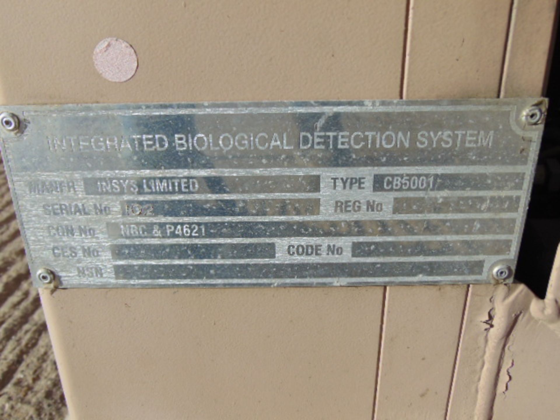 Containerised Insys Ltd Integrated Biological Detection/Decontamination System (IBDS) - Bild 46 aus 57