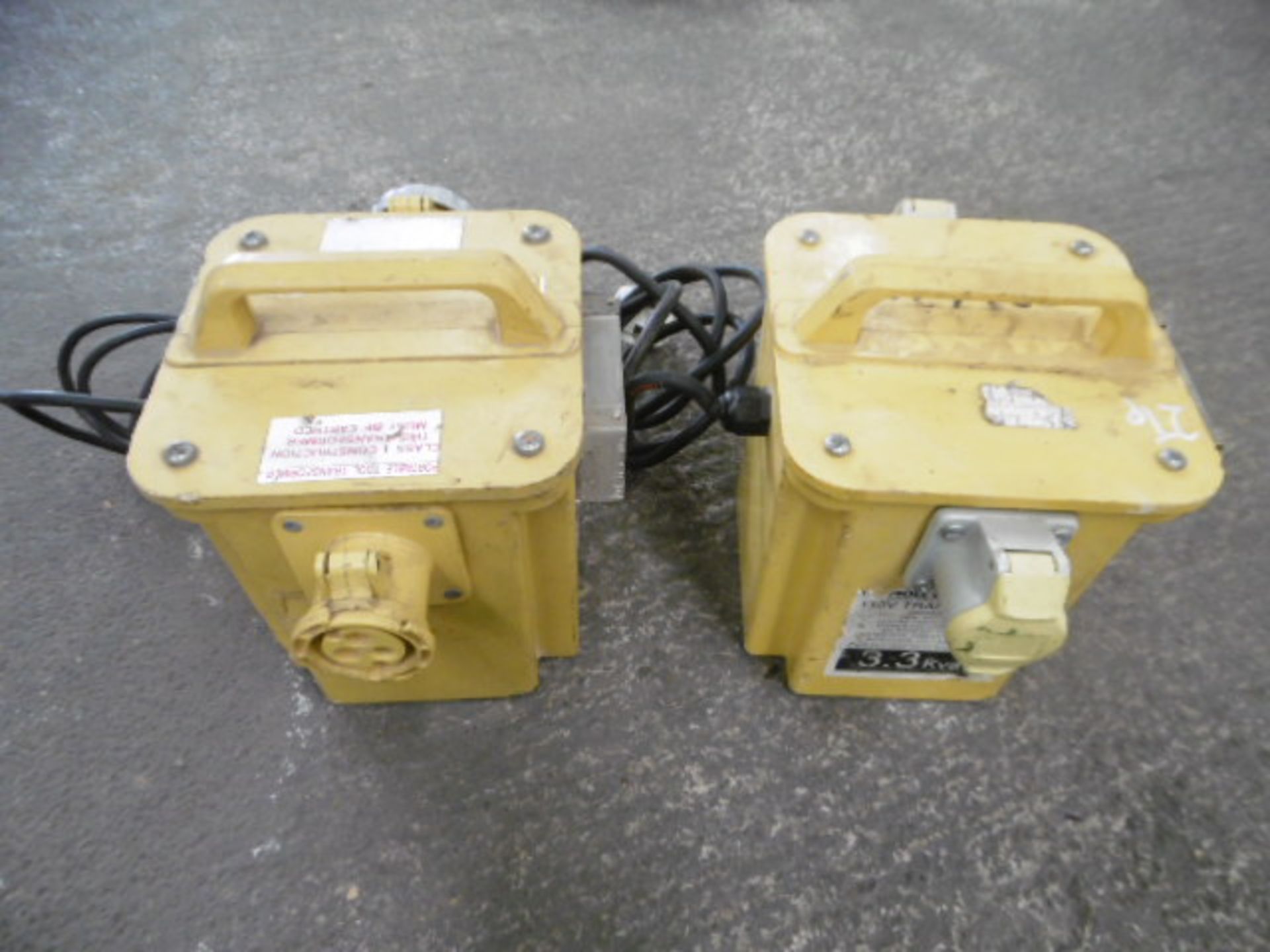 2 x Portable Tool Transformer Units