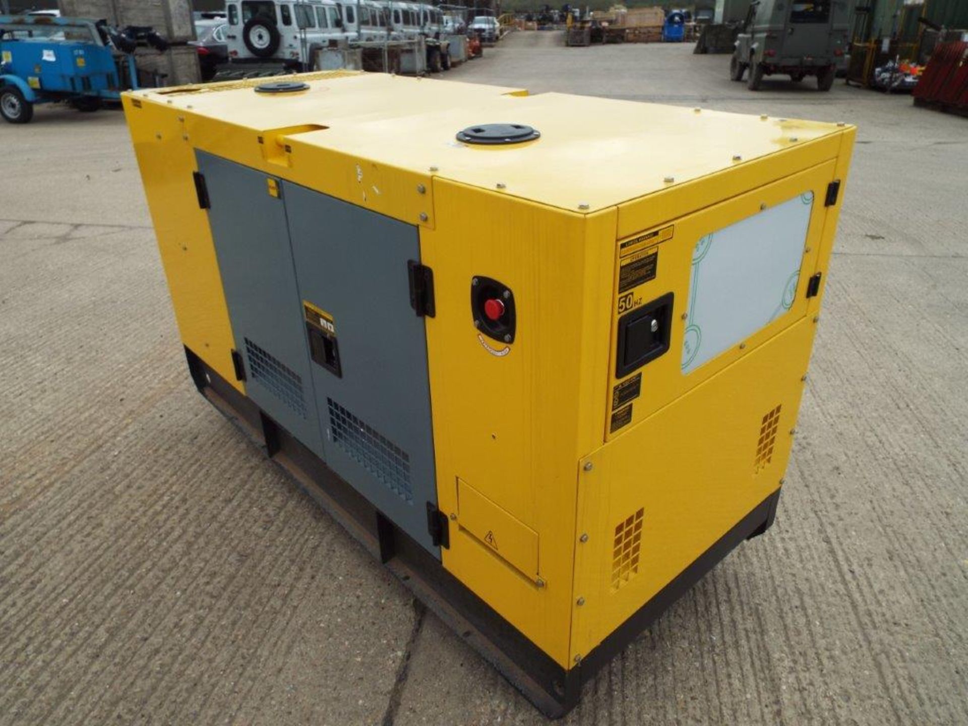 UNISSUED WITH TEST HOURS ONLY 30 KVA 3 Phase Silent Diesel Generator Set - Image 8 of 20