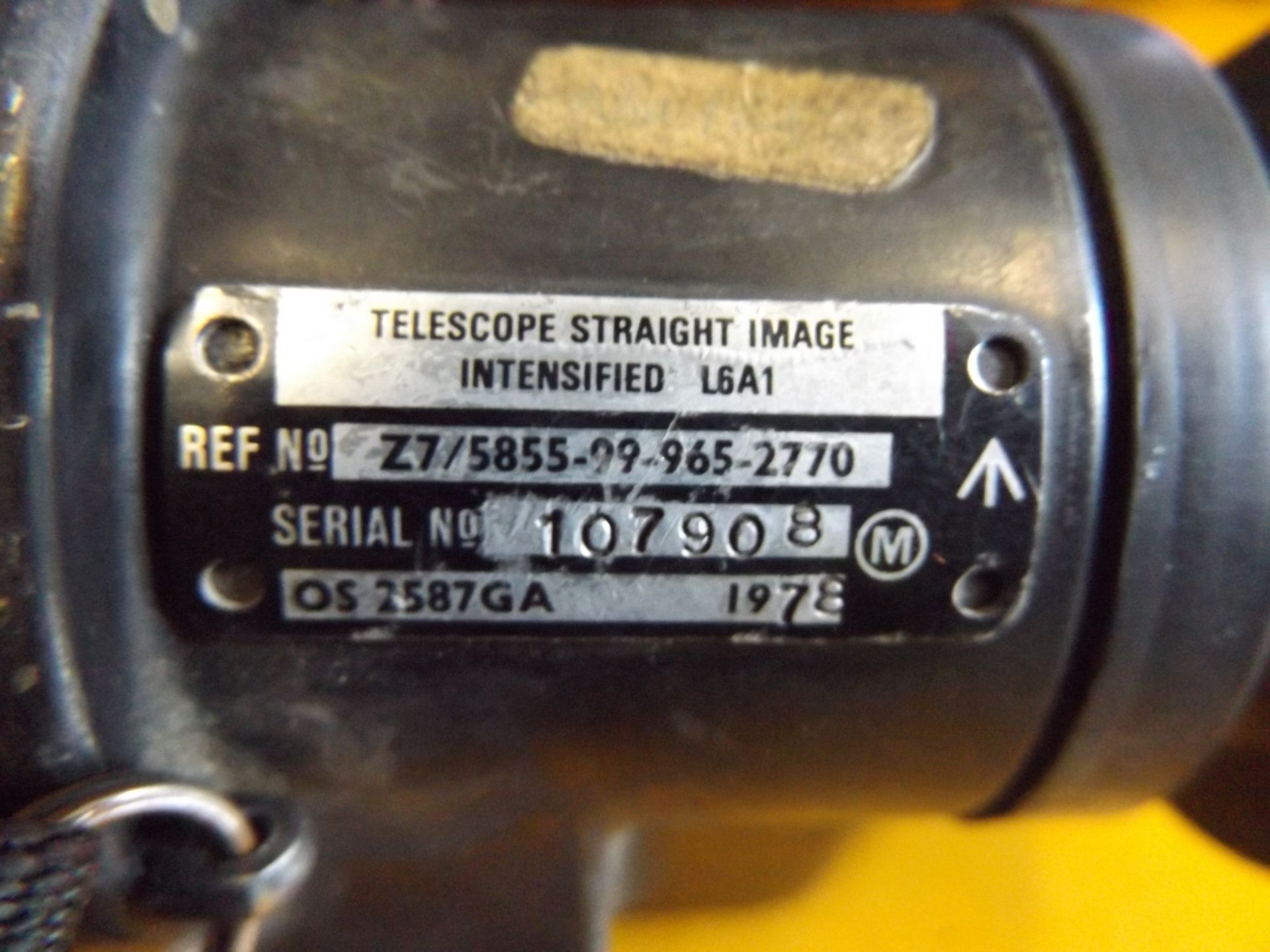 Telescope Straight Image Intensified L6A1 Scope - British Military Night Vision Pocket Scope - Image 7 of 9