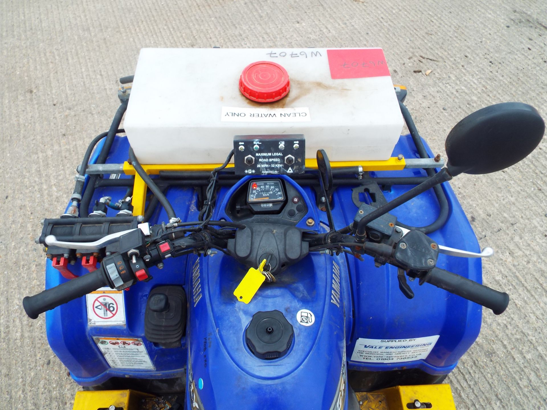 2008 Yamaha Grizzly 350 Ultramatic Quad Bike fitted with Vale Front/Rear Spraying Equipment - Image 10 of 26