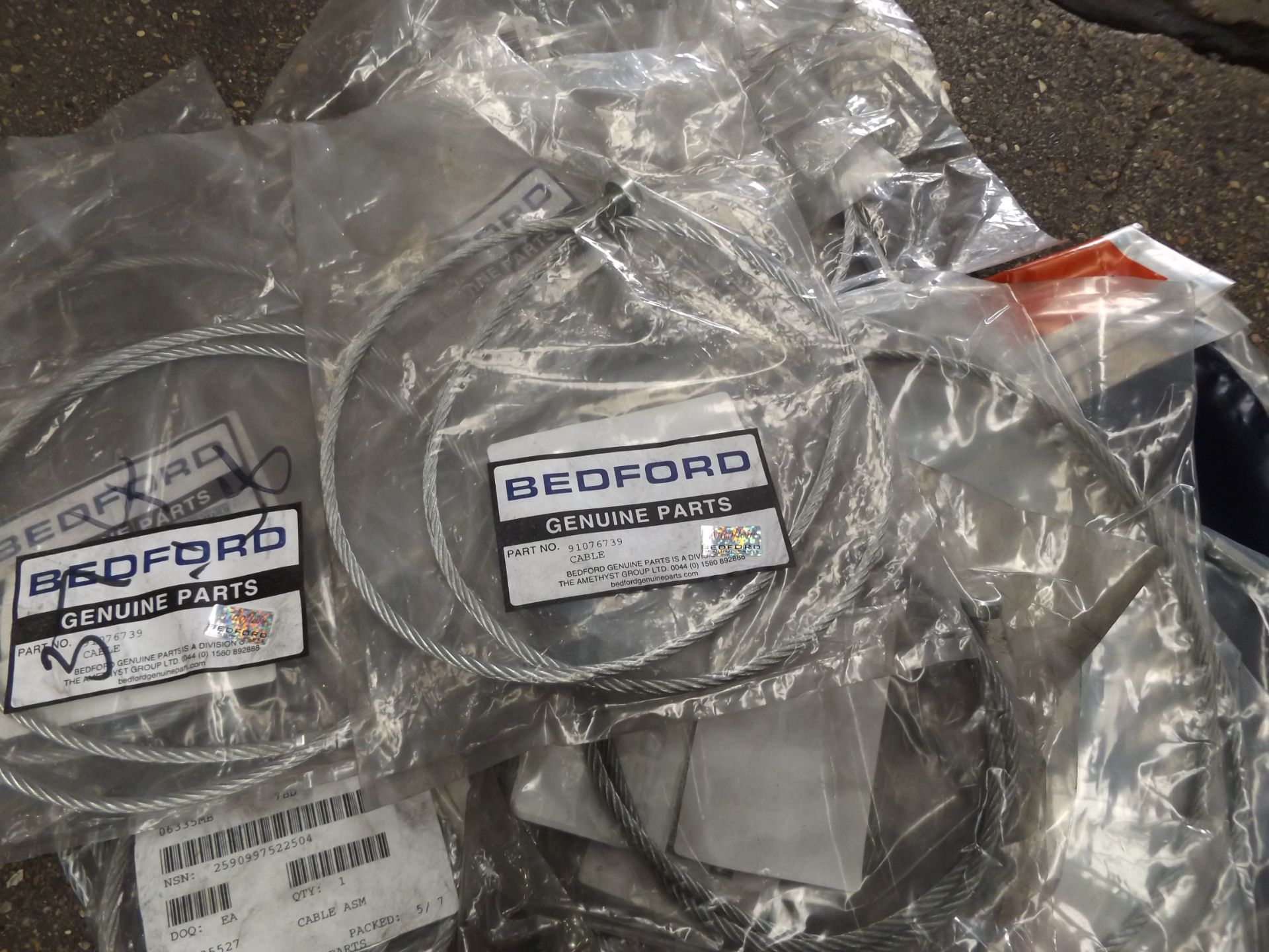 10 x Bedford Clutch Cables P/No 91076739