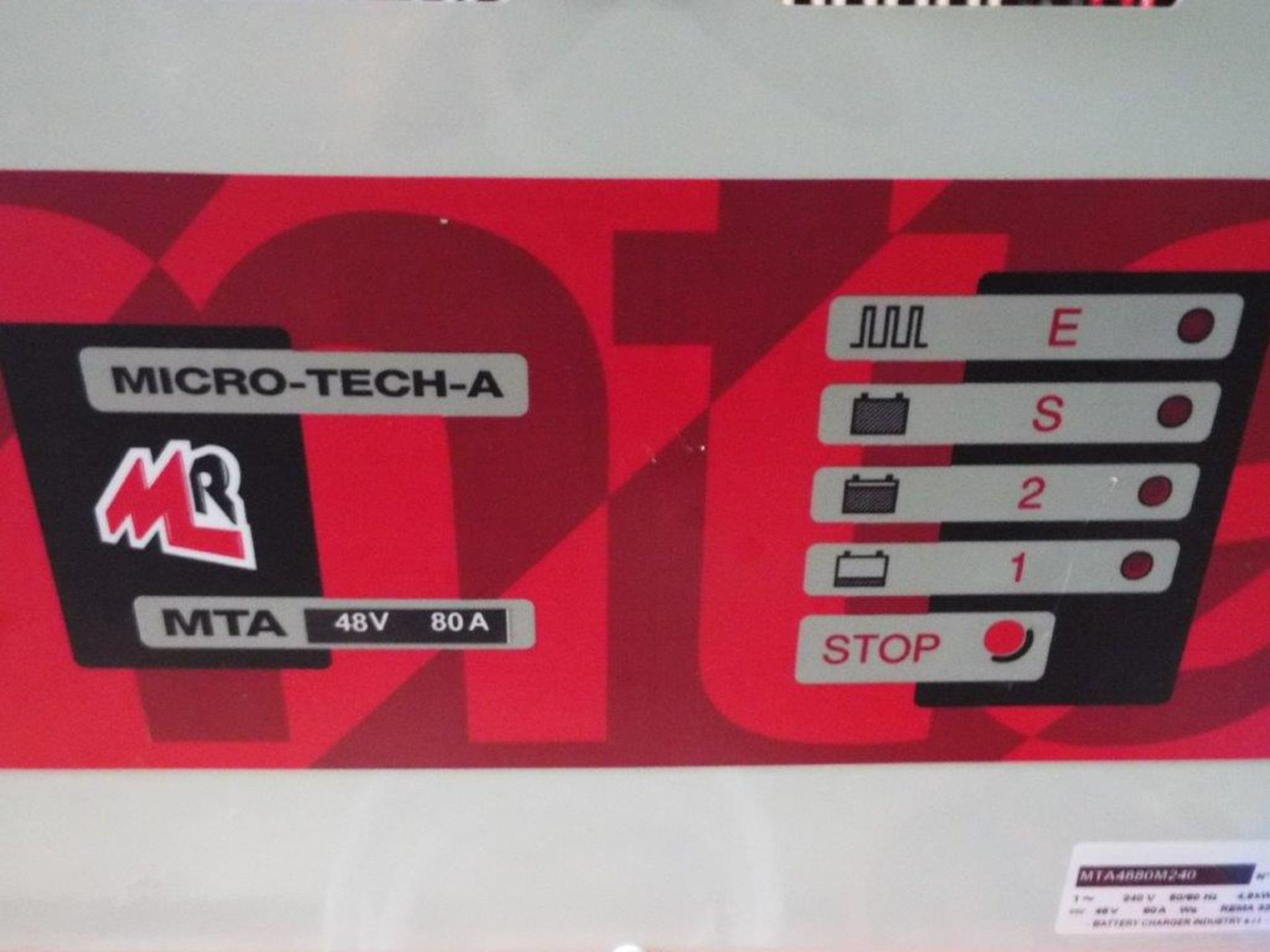 Micro-Tech-A MTA4880M240 Forklift Battery Charger - Image 3 of 7