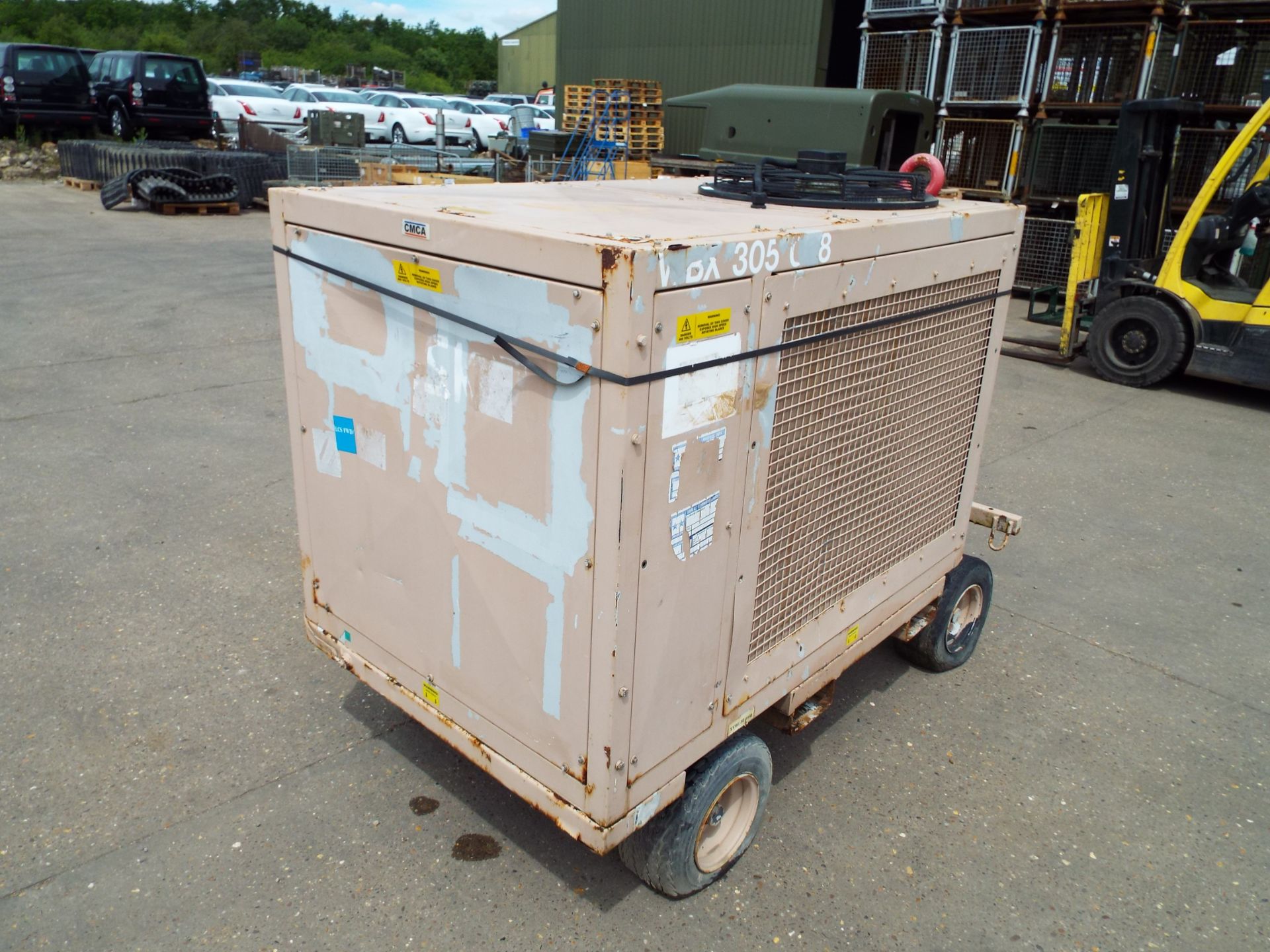 Trailer Mounted CMCA C120-S Ruggedised Air Conditioning Unit - Image 4 of 17