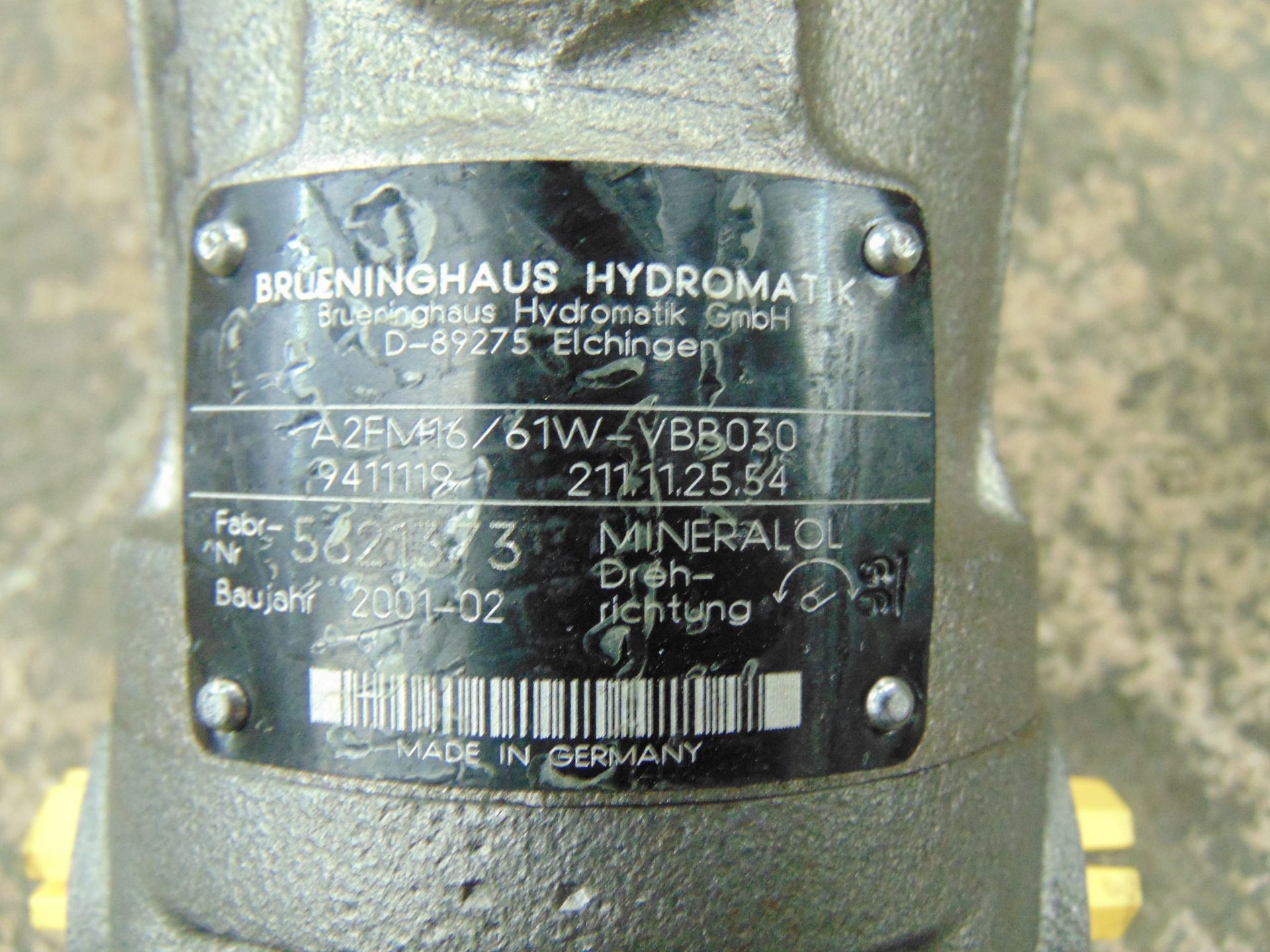 3 x Brueninghaus Hydromatik 40 degree Hydraulic Motors - Bild 6 aus 6