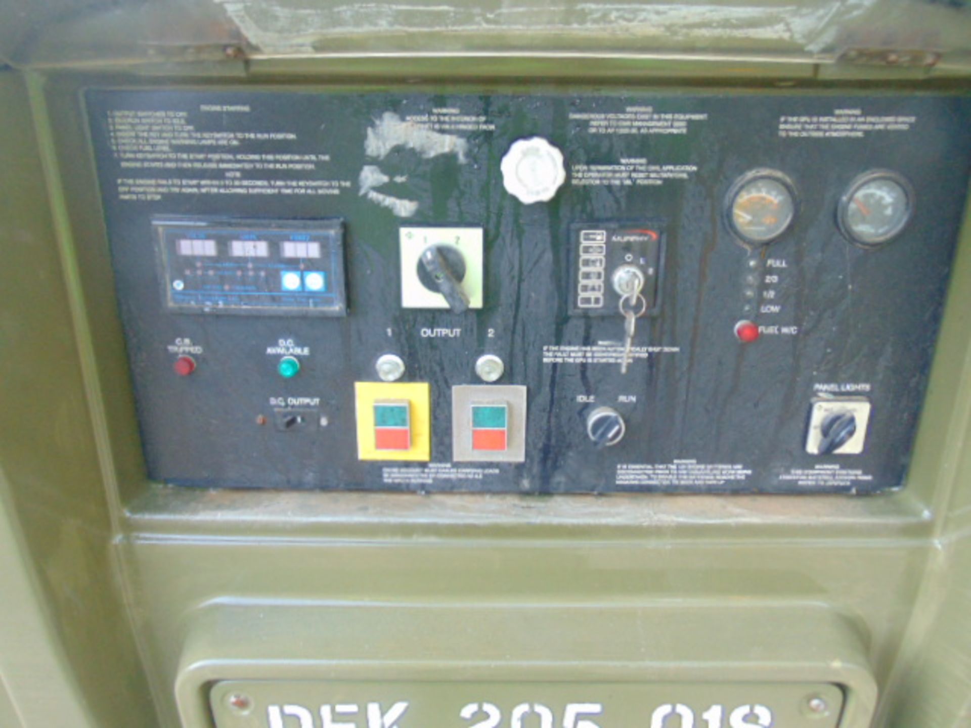 Ex Uk Royal Air Force Trailer Mounted 25 KVA Generator - Image 5 of 10