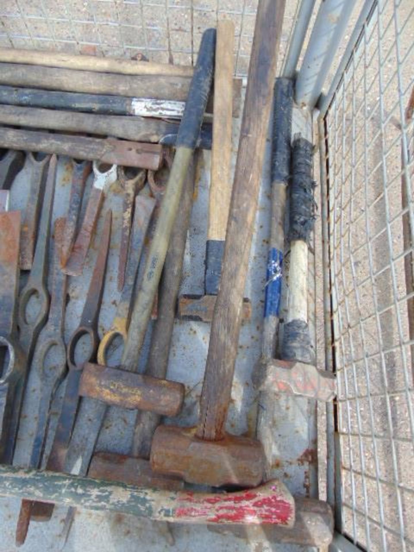 Stillage of Shovels, Picks. Hammers and Axe - Image 4 of 4