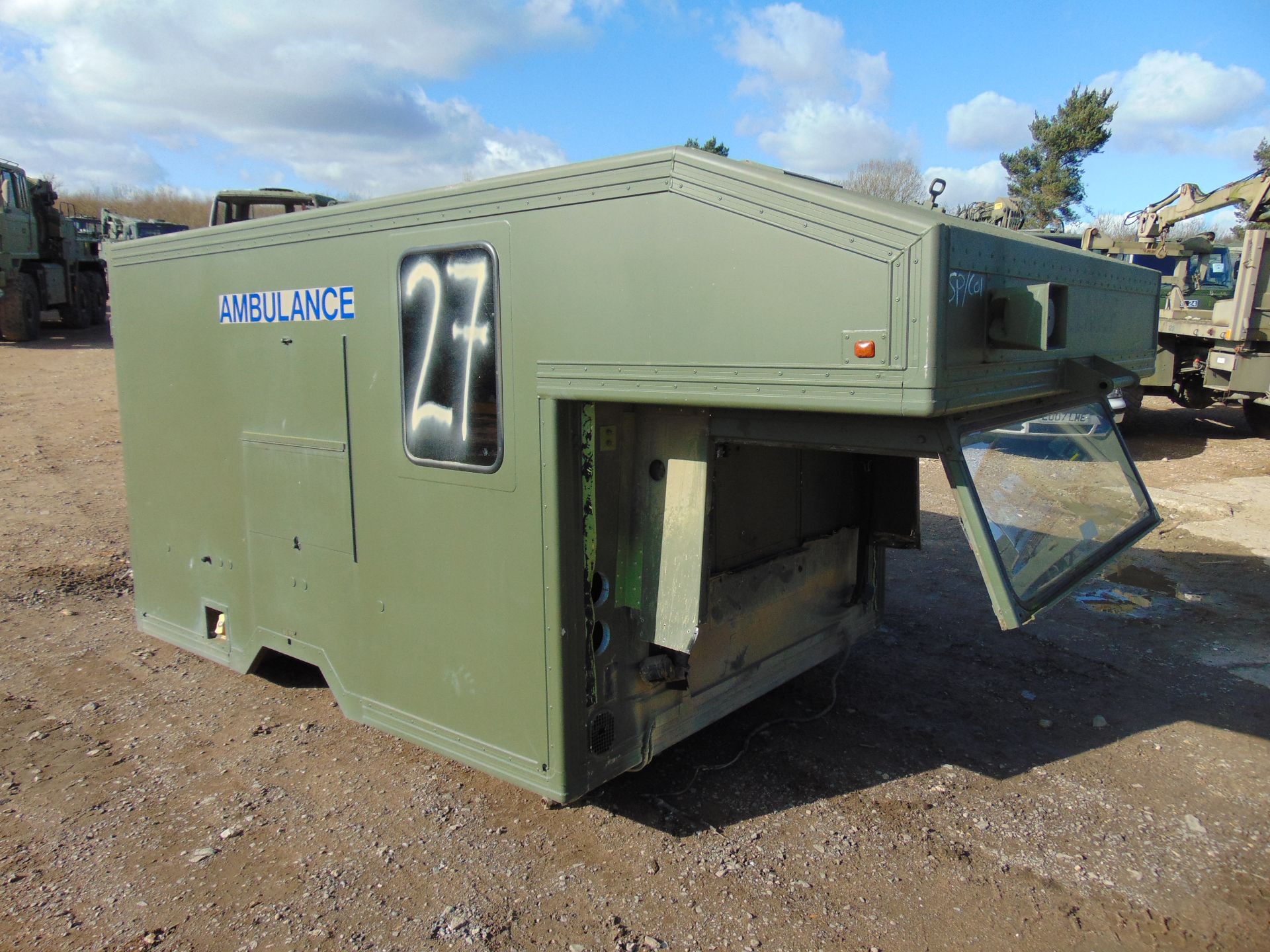 Land Rover Pulse Ambulance 130 Take Off Marshall Rear Body Assembly