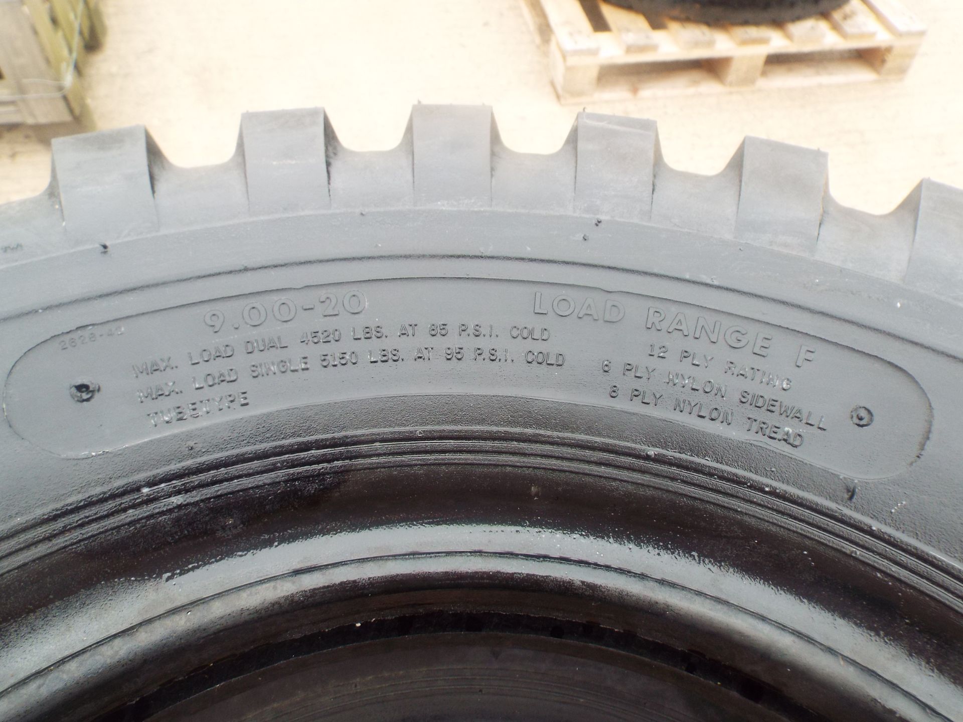 4 x S.T.A. 9.00-20 Crossply Tyres - Image 3 of 7