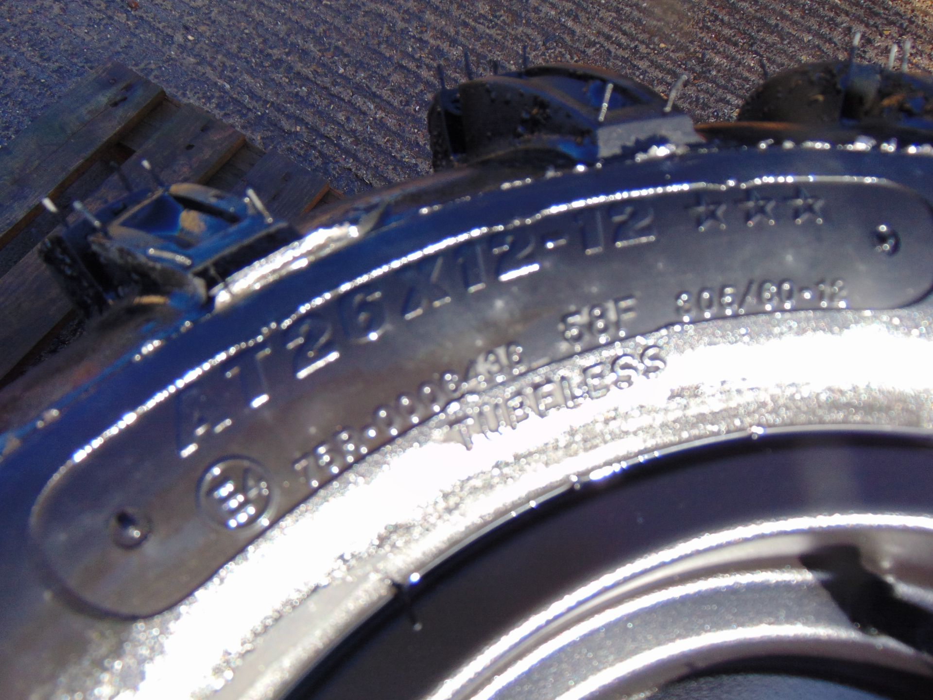 4 x ITP Mud Lite AT26x12-12 ATV/Quad Tyres with Rims - Bild 4 aus 5