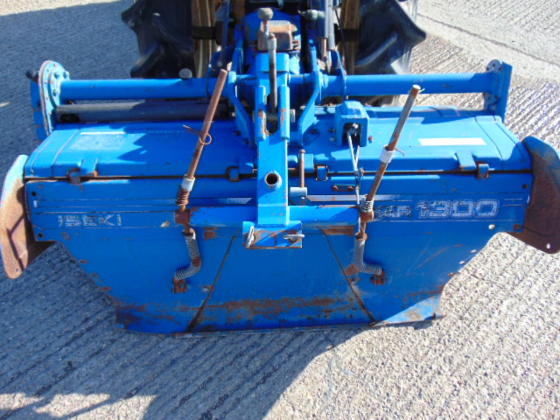 Iseki TU1600 Compact Tractor c/w Iseki SAR 1300 Rotovator 987 hours ONLY - Image 8 of 17