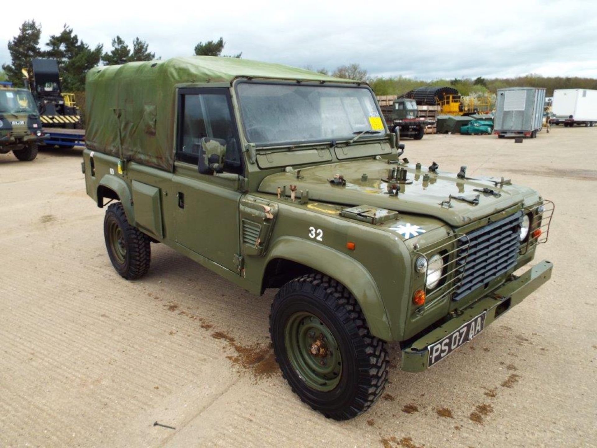 Military Specification Land Rover Wolf 110 Soft Top