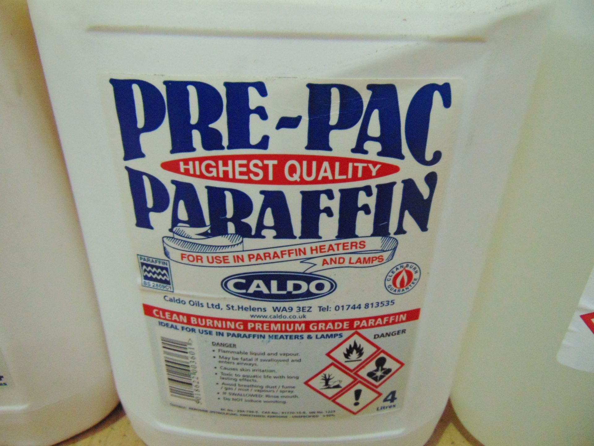 4 x Unissued 4L Caldo Pre Pac Paraffin & 2 x WR-5 (EL-5) Epoxy Resin - Bild 2 aus 3