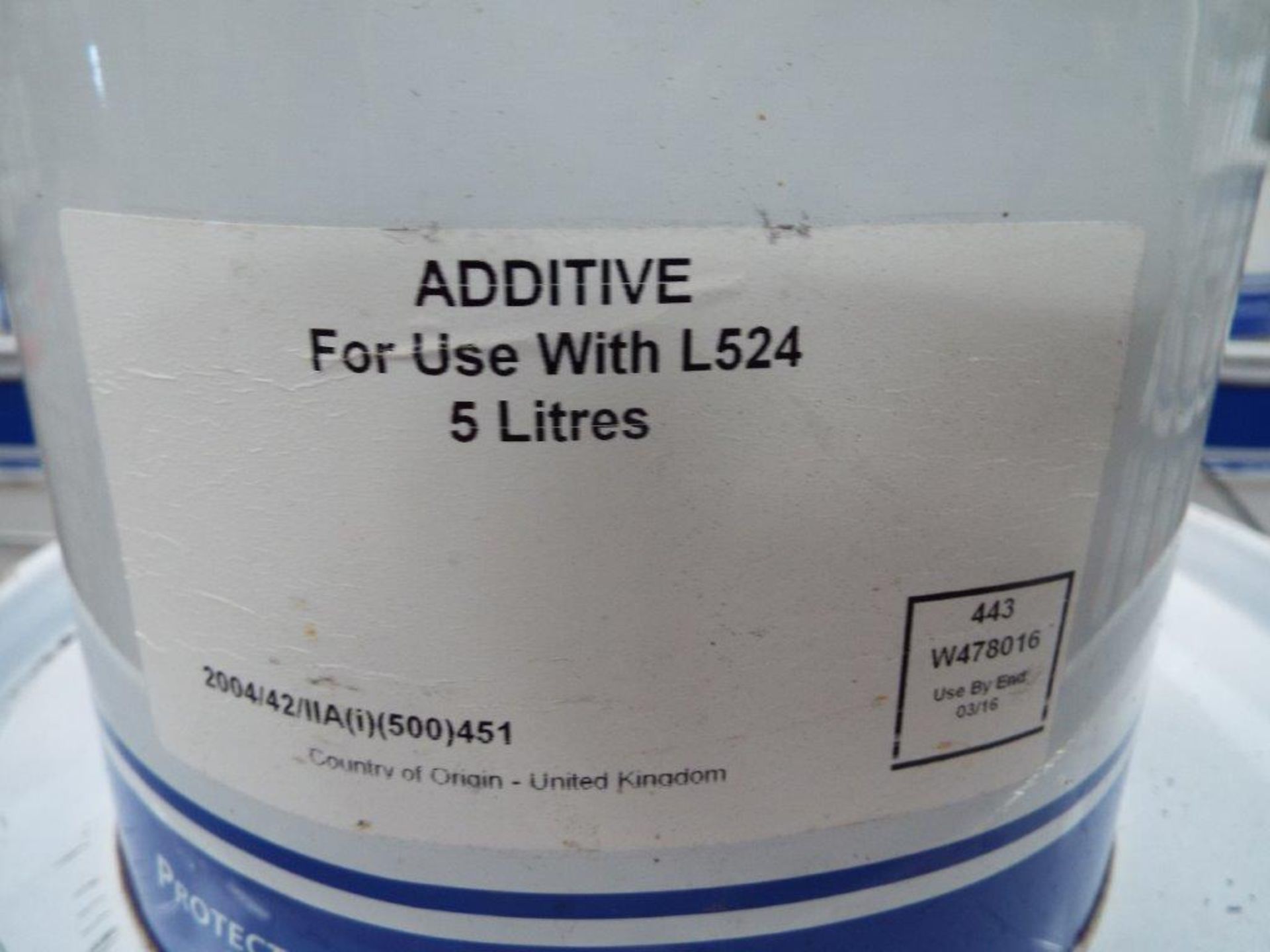 7 x Unissued 15/3L Cans of L524 Black Modified Epoxy Coating - Image 3 of 4