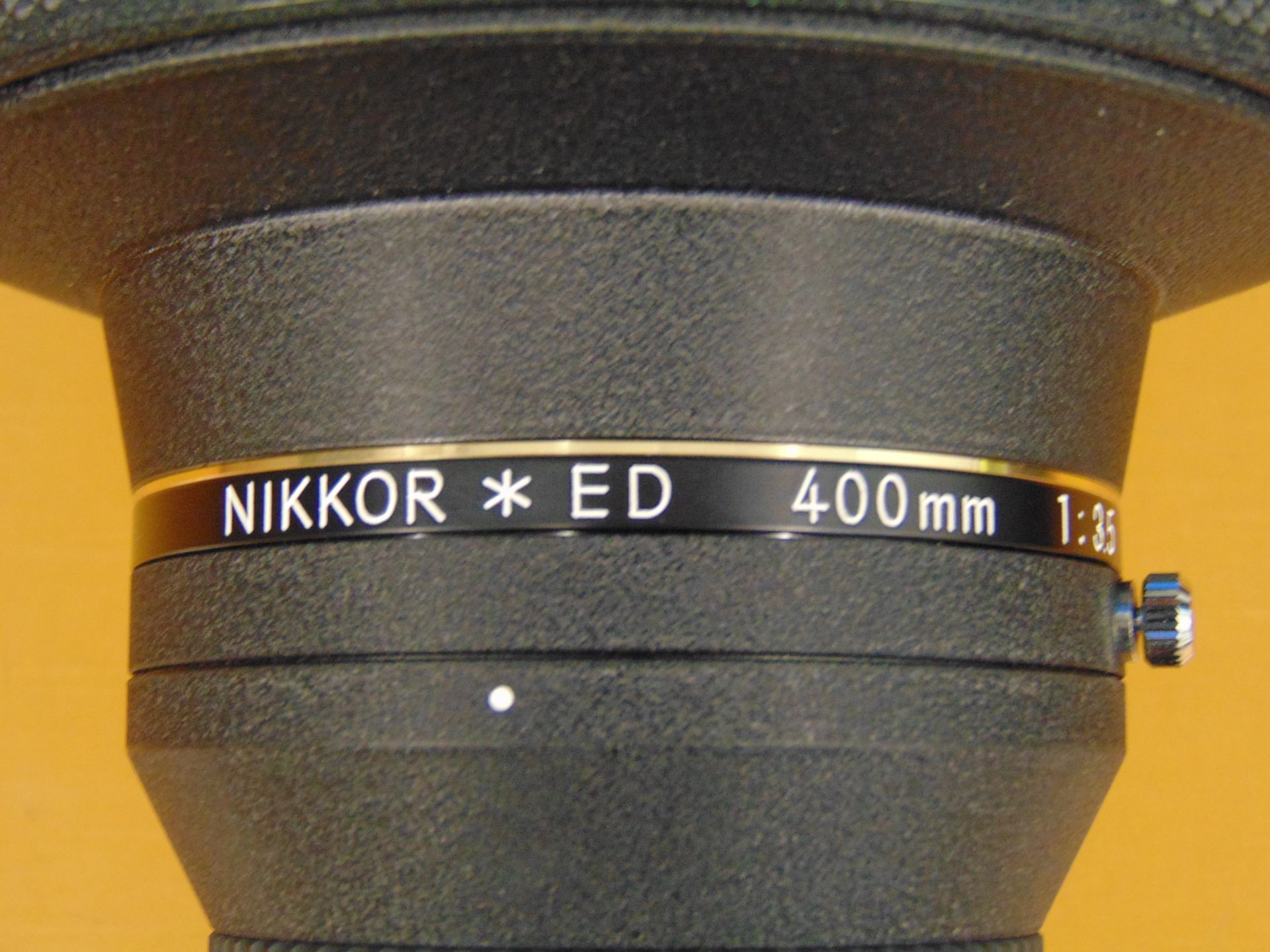 Nikon Nikkor ED 400mm 1:3.5 Lense with Leather Carry Case - Image 5 of 11