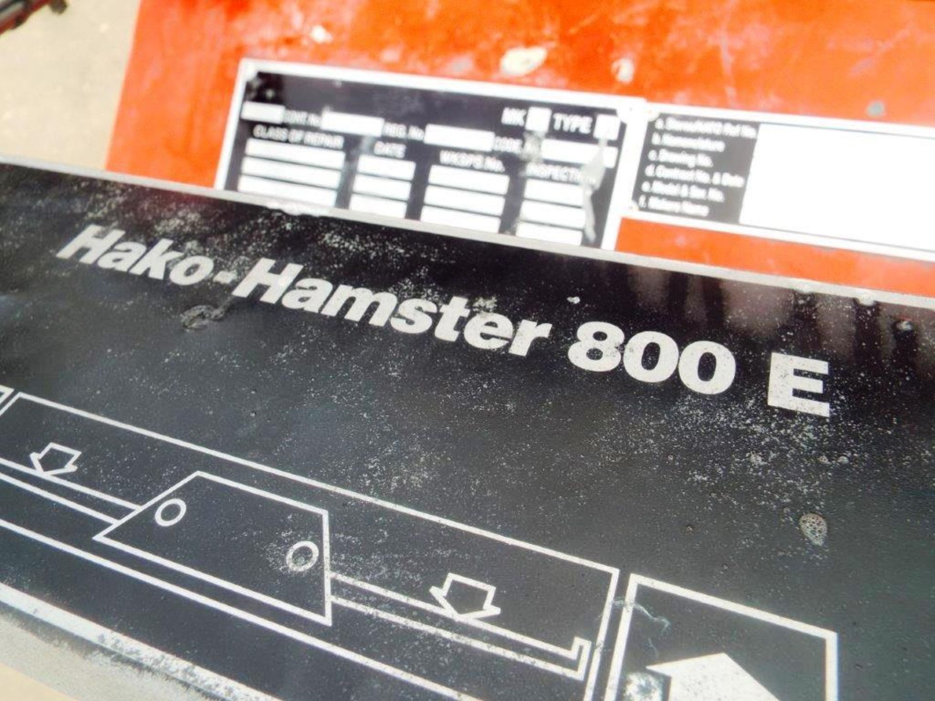 Hako Hamster 800E Walk Behind Electric Sweeper - Image 12 of 14