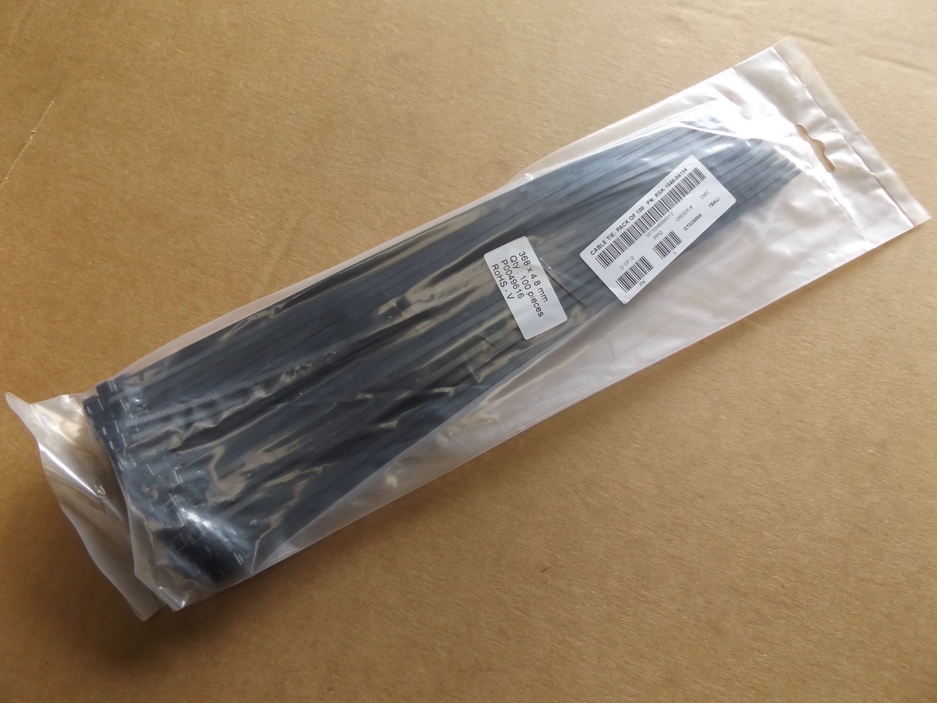 5,000 x 368x4.8mm Cable Ties P/No RSK-1646-04194 - Image 3 of 6