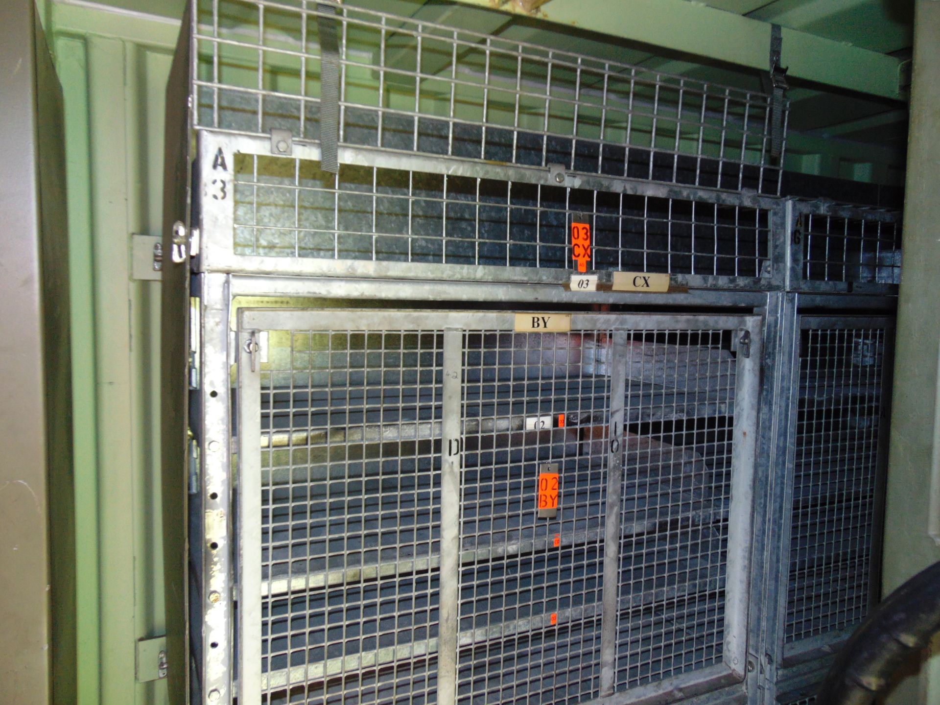20ft ISO Shipping Container complete with fitted internal roller racking storage system - Image 5 of 11
