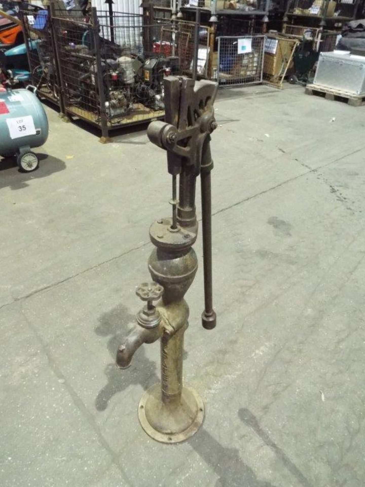 Full Size Cast Iron Water Pump - Image 3 of 11