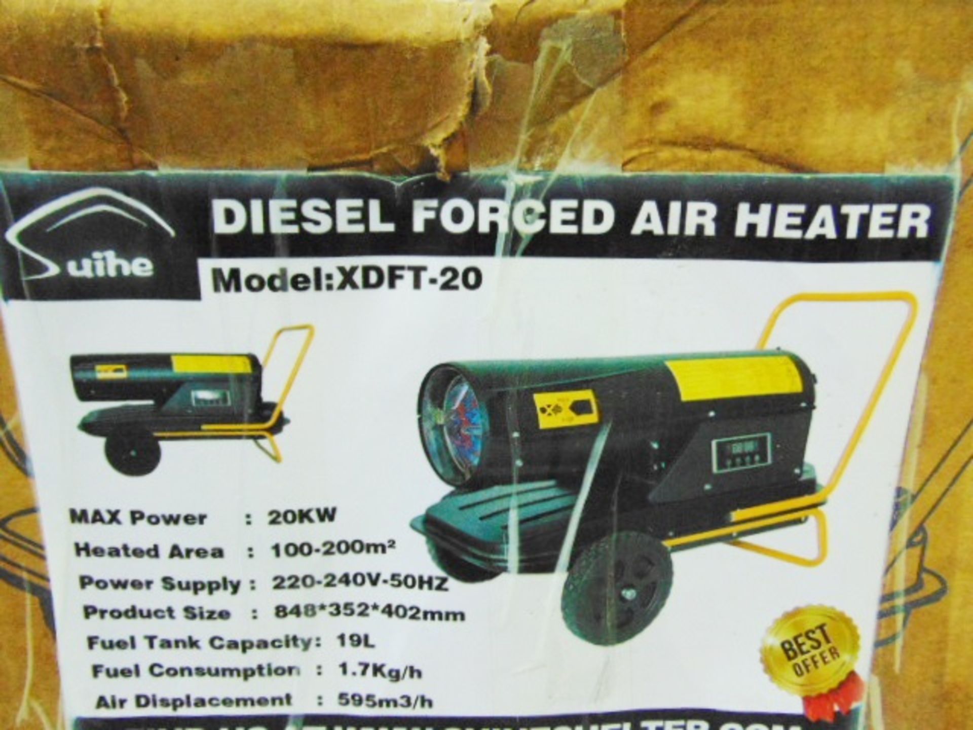 ** BRAND NEW ** XDFT-20 Diesel Space Heater - Image 15 of 15