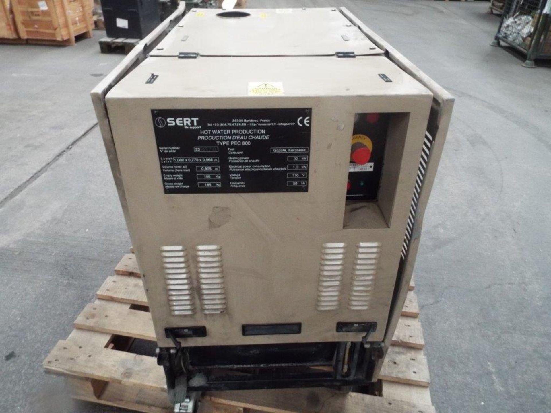Sert PEC 800 Diesel/Kerosene Fired Field Water Heater - Image 2 of 10
