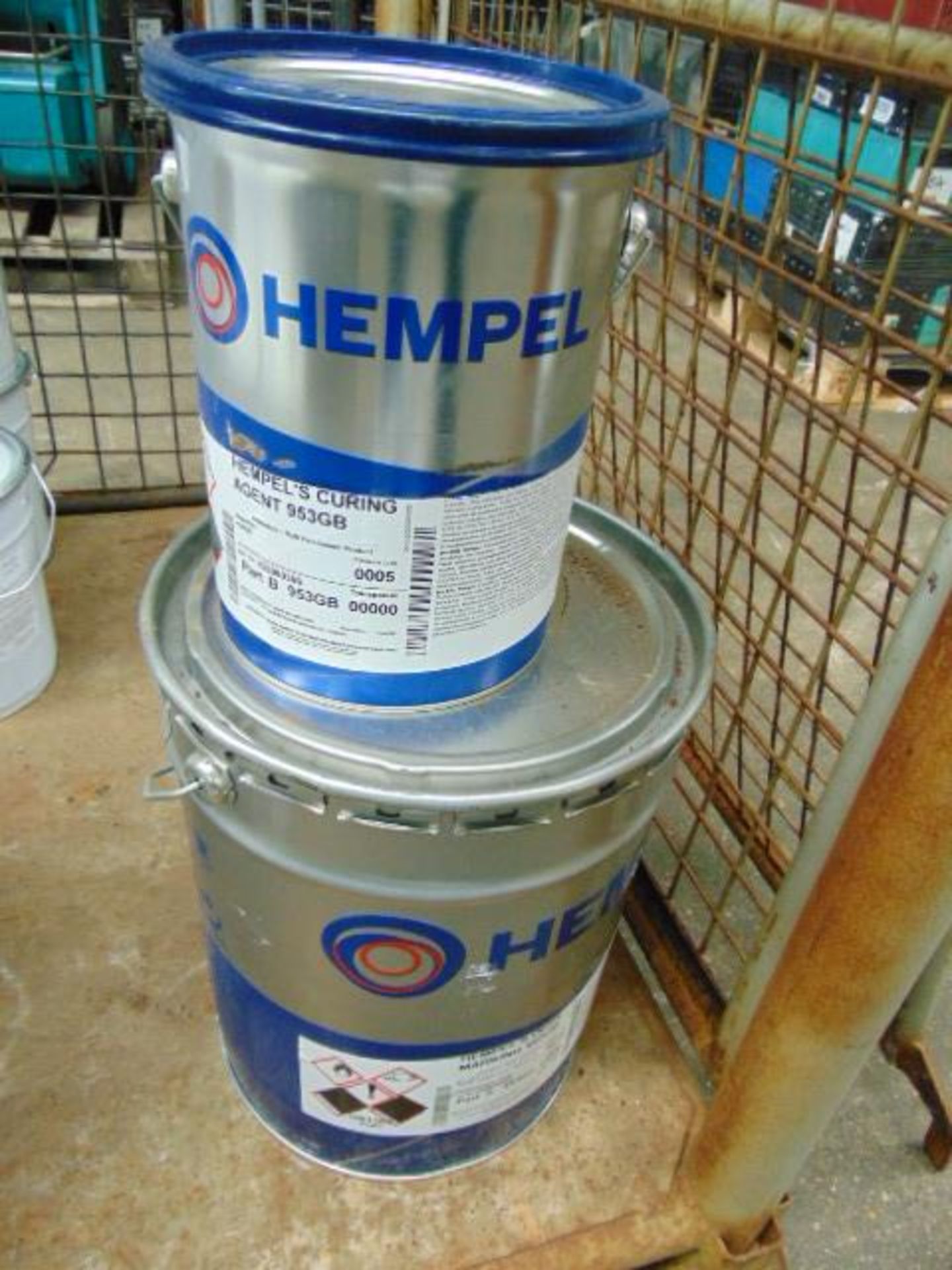 1 x Hempels Deck Marking Paint and Curing Agent