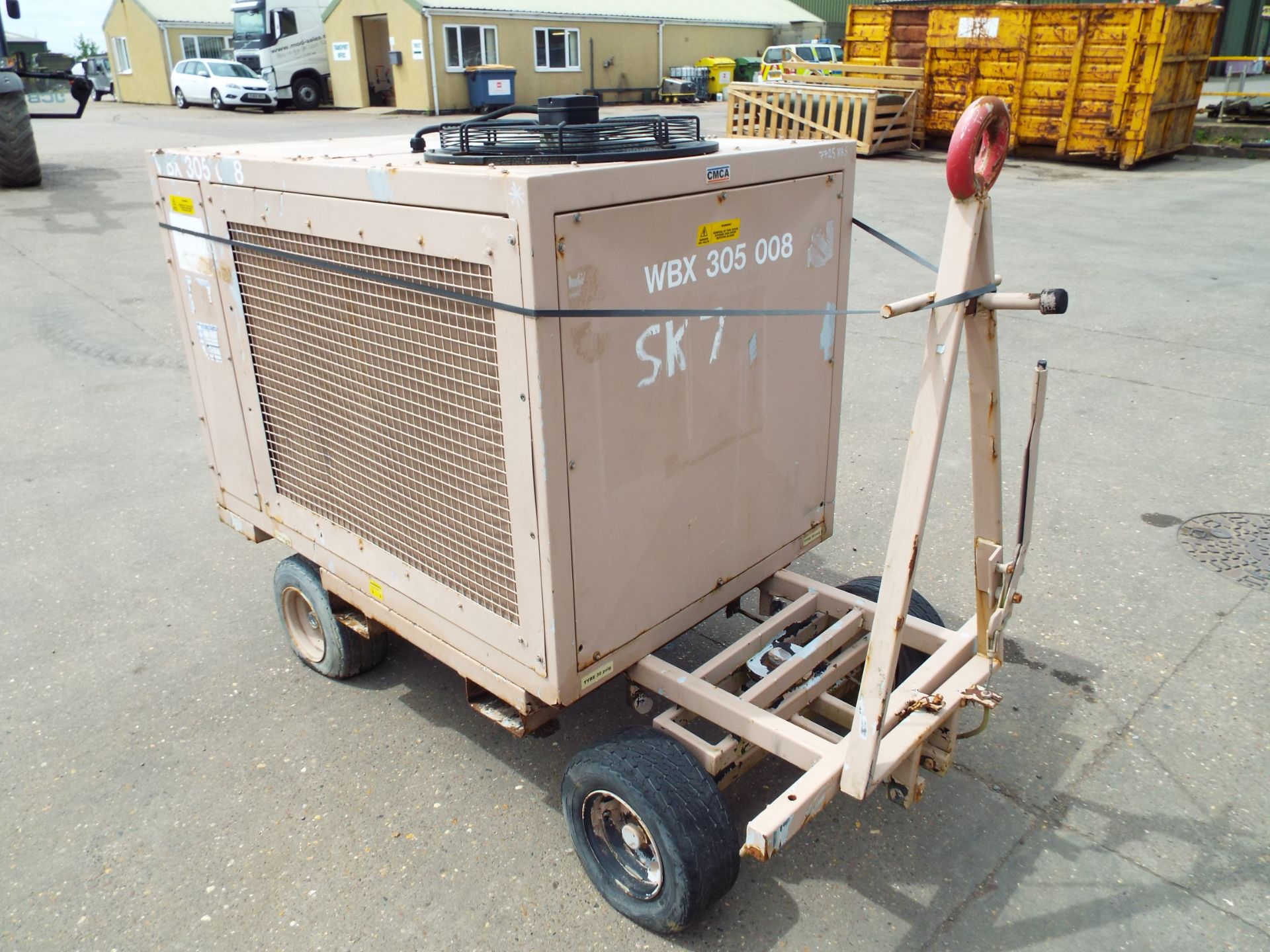 Trailer Mounted CMCA C120-S Ruggedised Air Conditioning Unit - Image 6 of 17