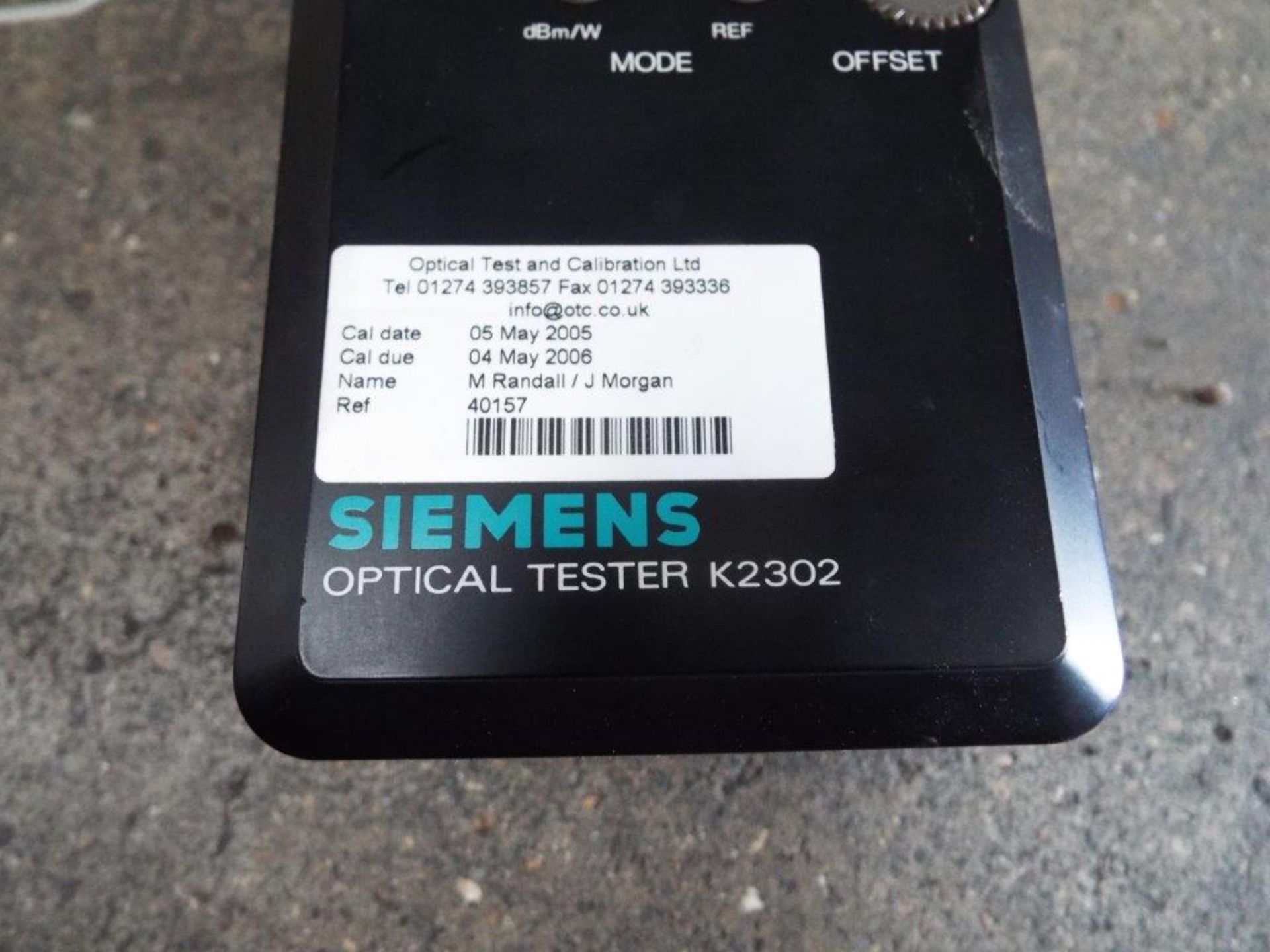 Siemens K2302 Optical Tester - Image 3 of 6