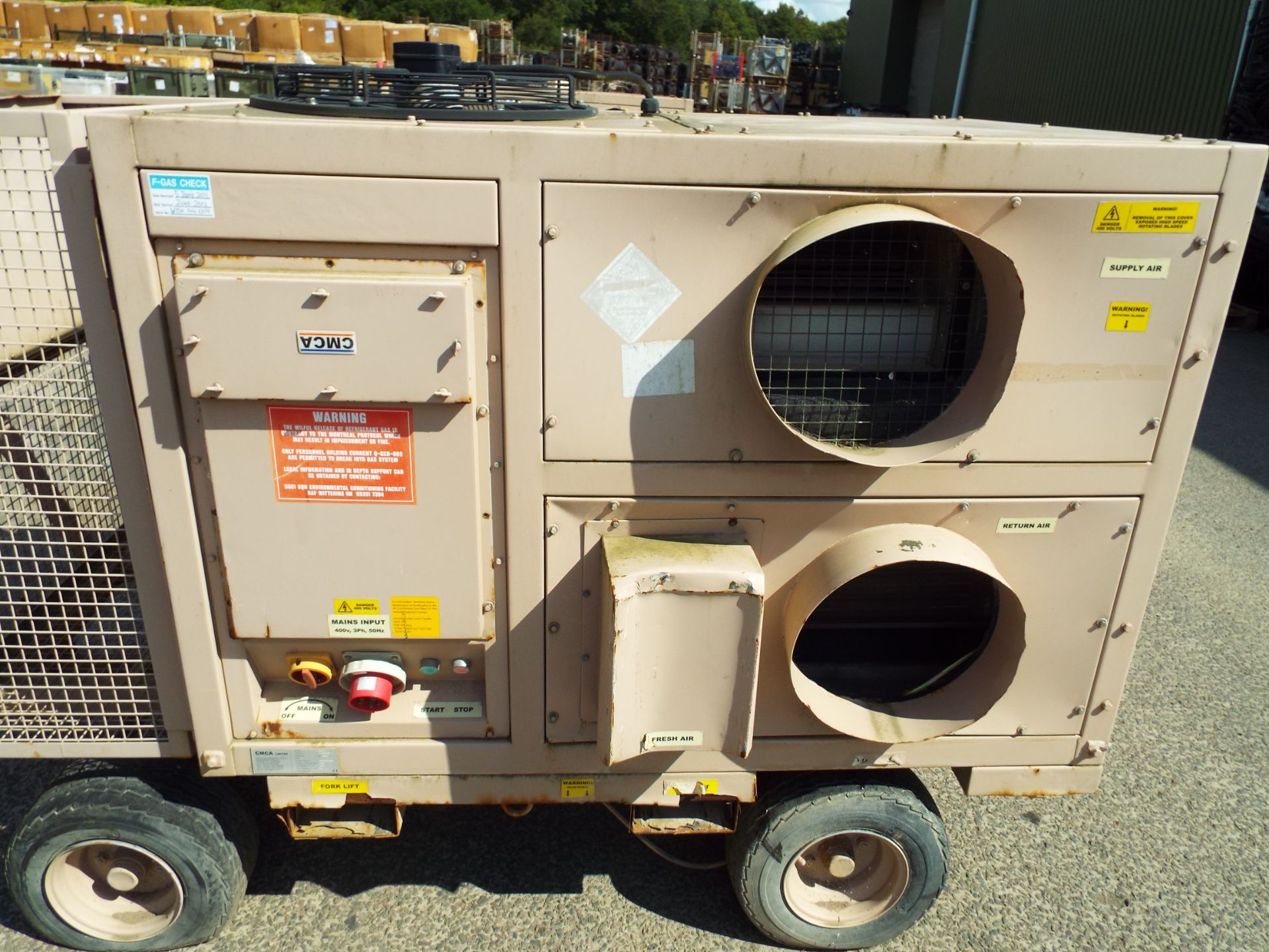 Trailer Mounted CMCA C120-S Ruggedised Air Conditioning Unit - Image 2 of 13