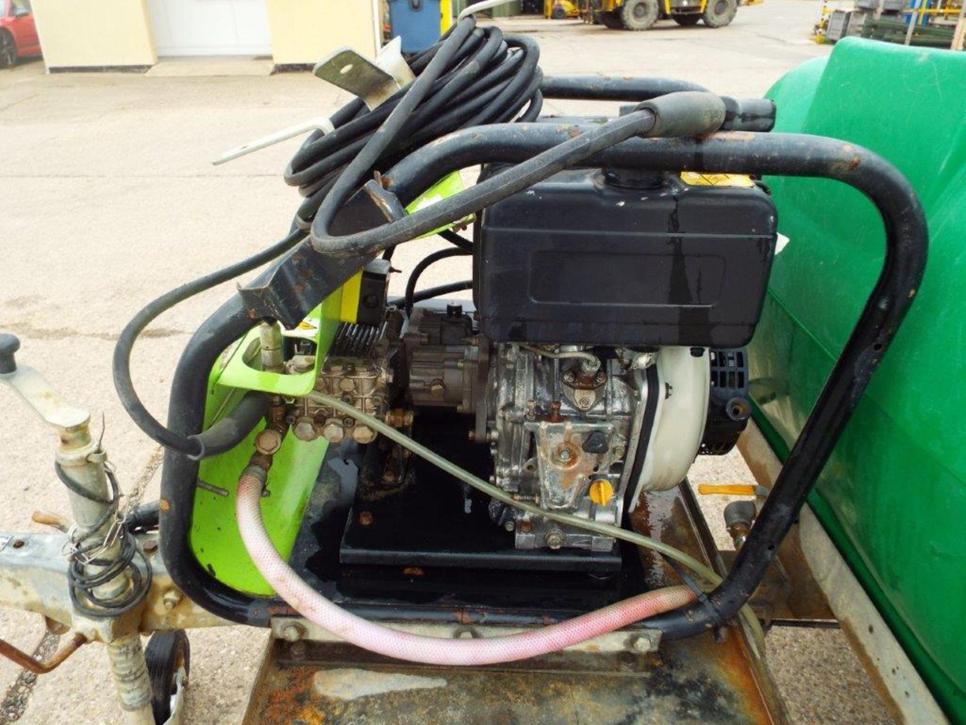 Brendon Trailer Mounted Pressure Washer with 1000 litre Water Tank and Yanmar Diesel Engine - Image 9 of 18