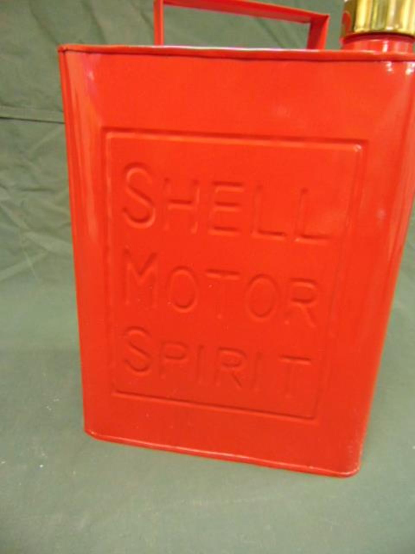 Shell Motor Spirit Oil/Fuel Can - Image 2 of 4