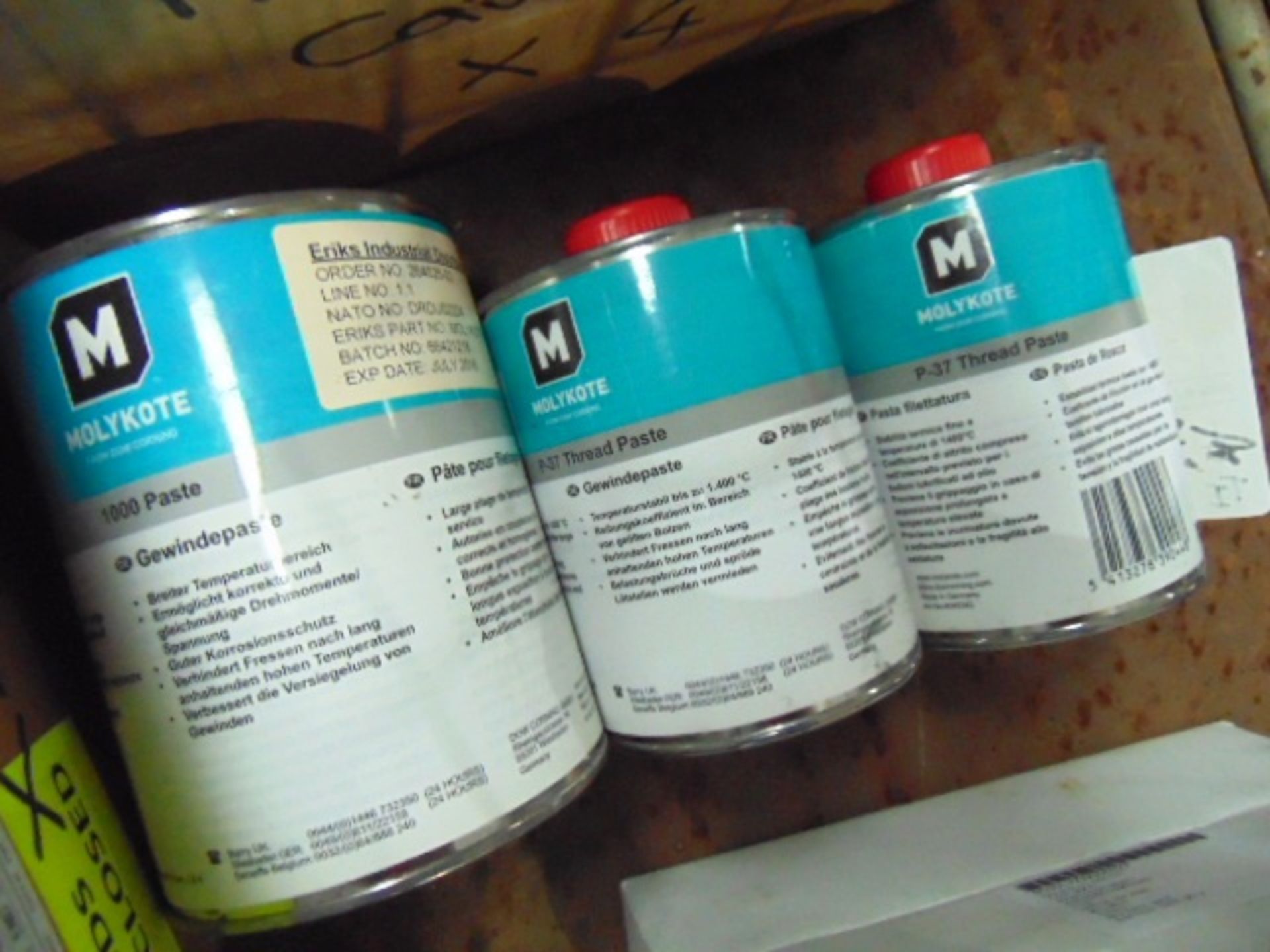 Mixed Stillage of Unissued Grease, Compounds, Adhesives and Sealants - Image 5 of 12