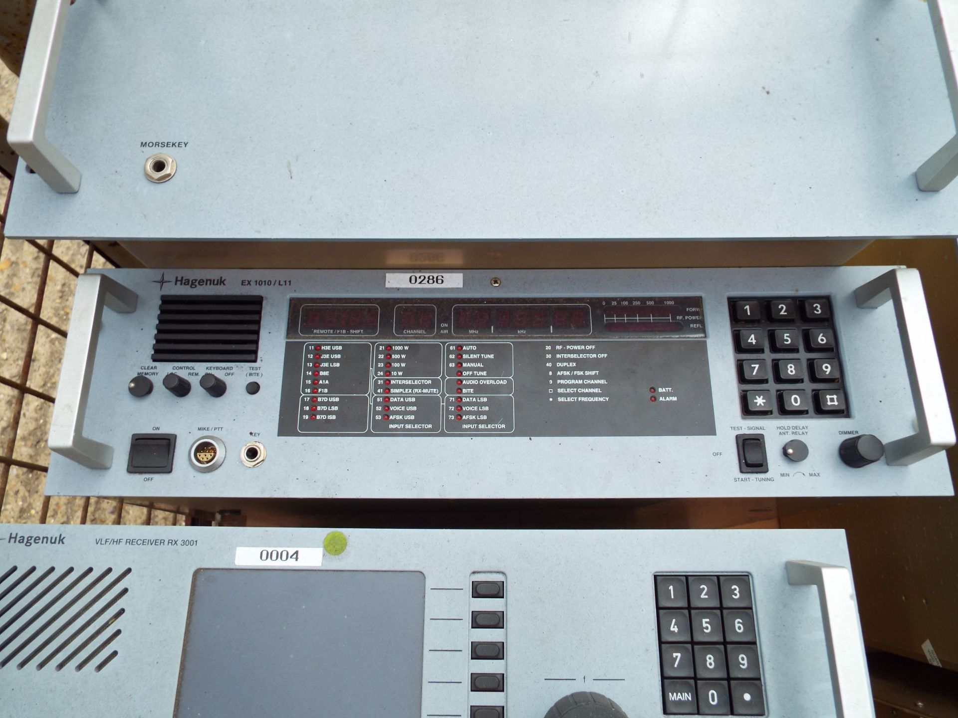 Mixed Stillage of Hagenuk Radio Equipment consisting of ICU, Transmitter, Receiver, Amplifier etc - Image 3 of 10