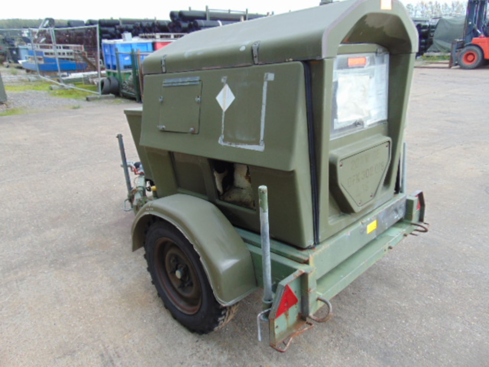 Ex Uk Royal Air Force Trailer Mounted 25 KVA Generator - Image 5 of 20