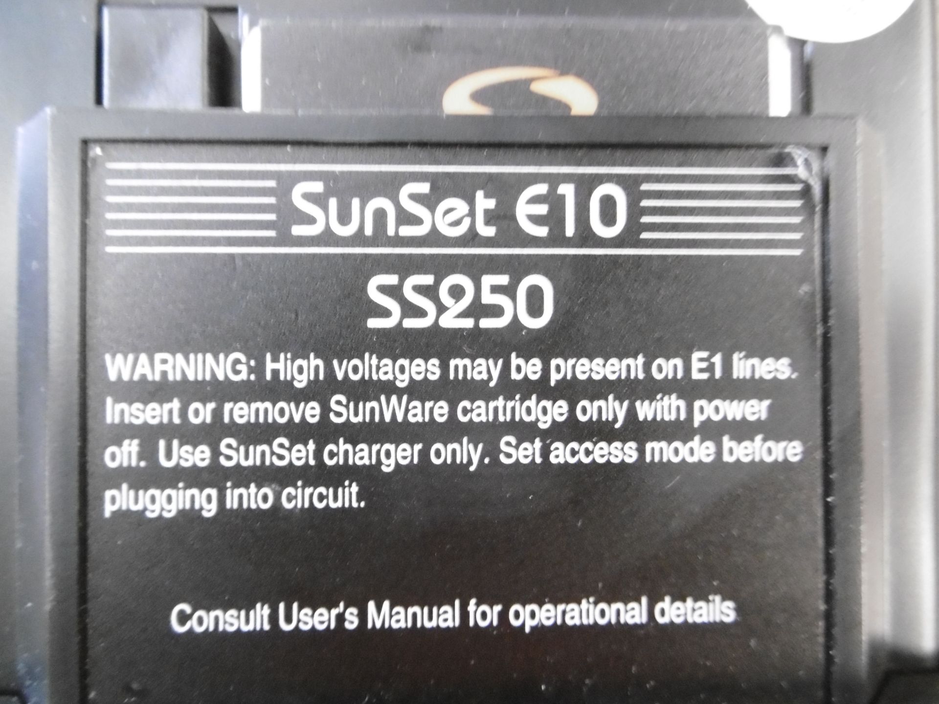 Sunrise Telecom Sunset E10 Communications Test Set - Image 6 of 7