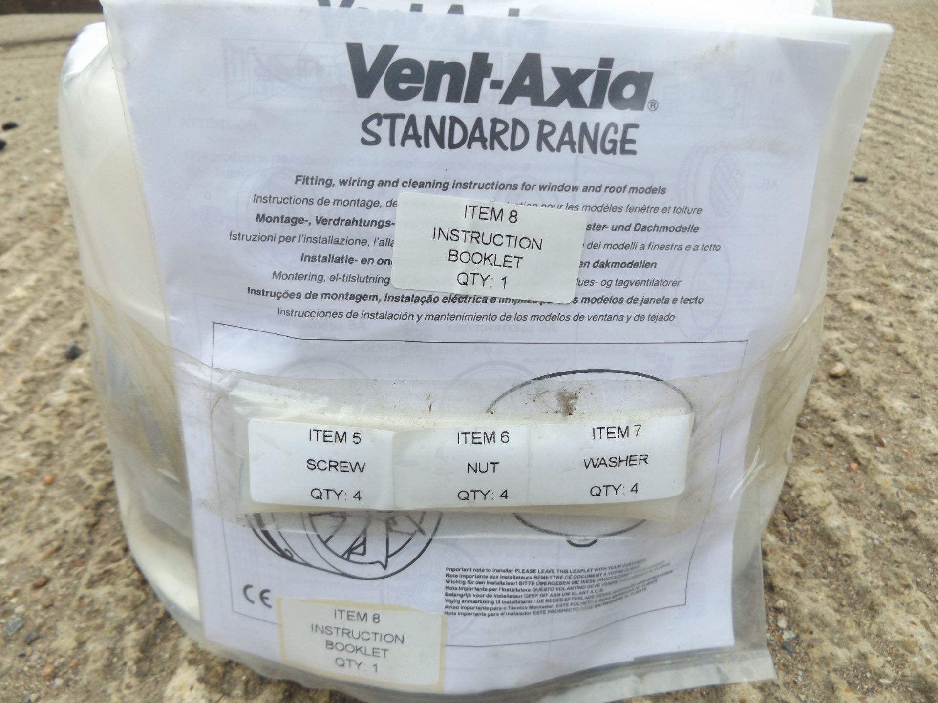 Vent-Axia S9 9" Standard Range Window Fan - Bild 4 aus 5