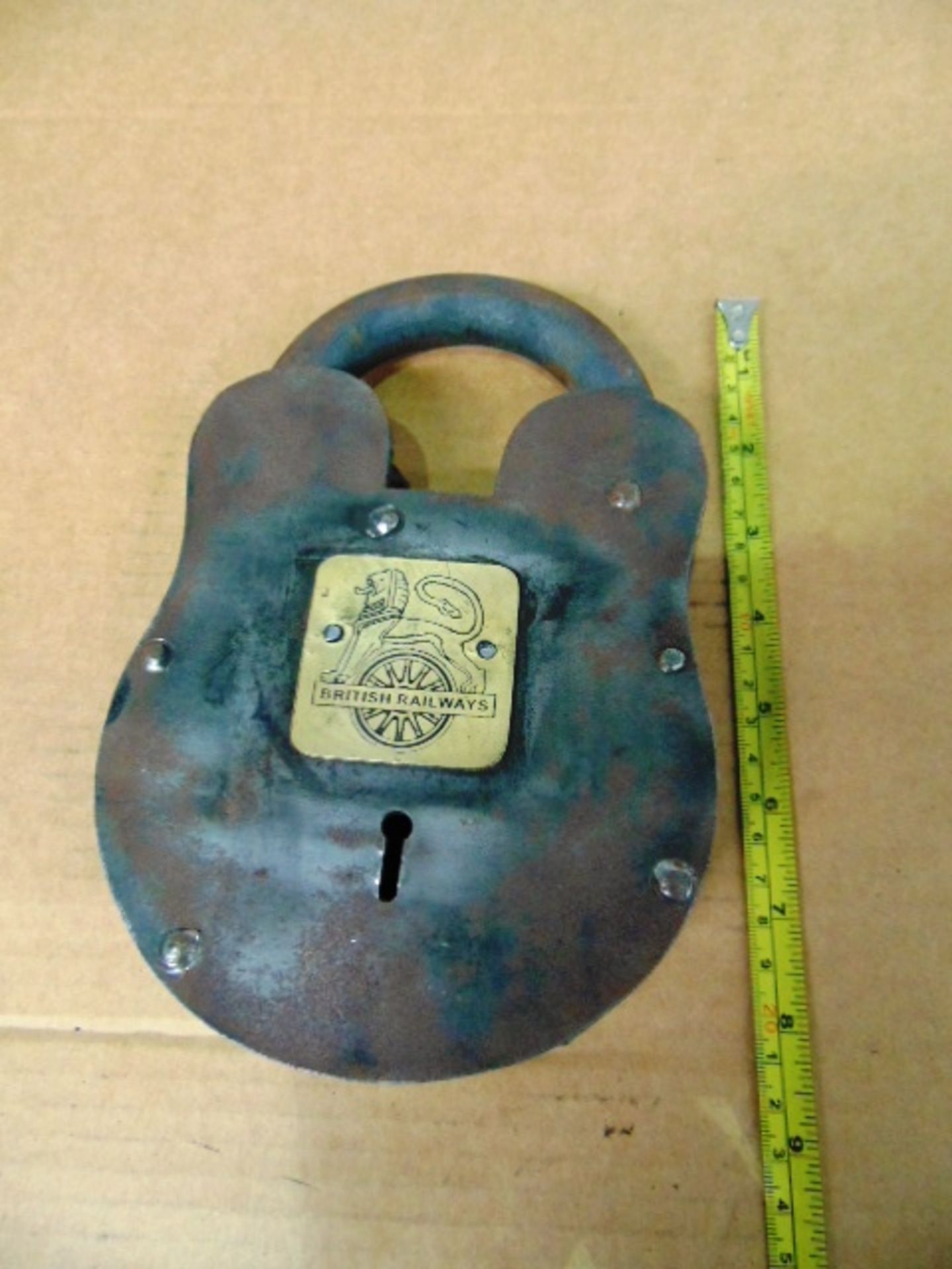 Reproduction British Railways 8 1/2" Padlock - Image 3 of 7