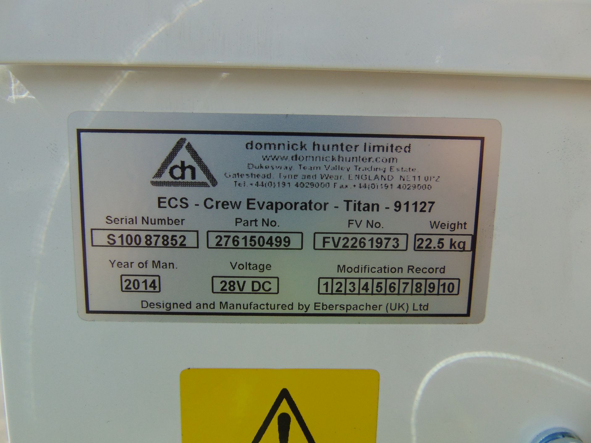 Domnick Hunter Evaporator and Condenser Unit - Bild 10 aus 16
