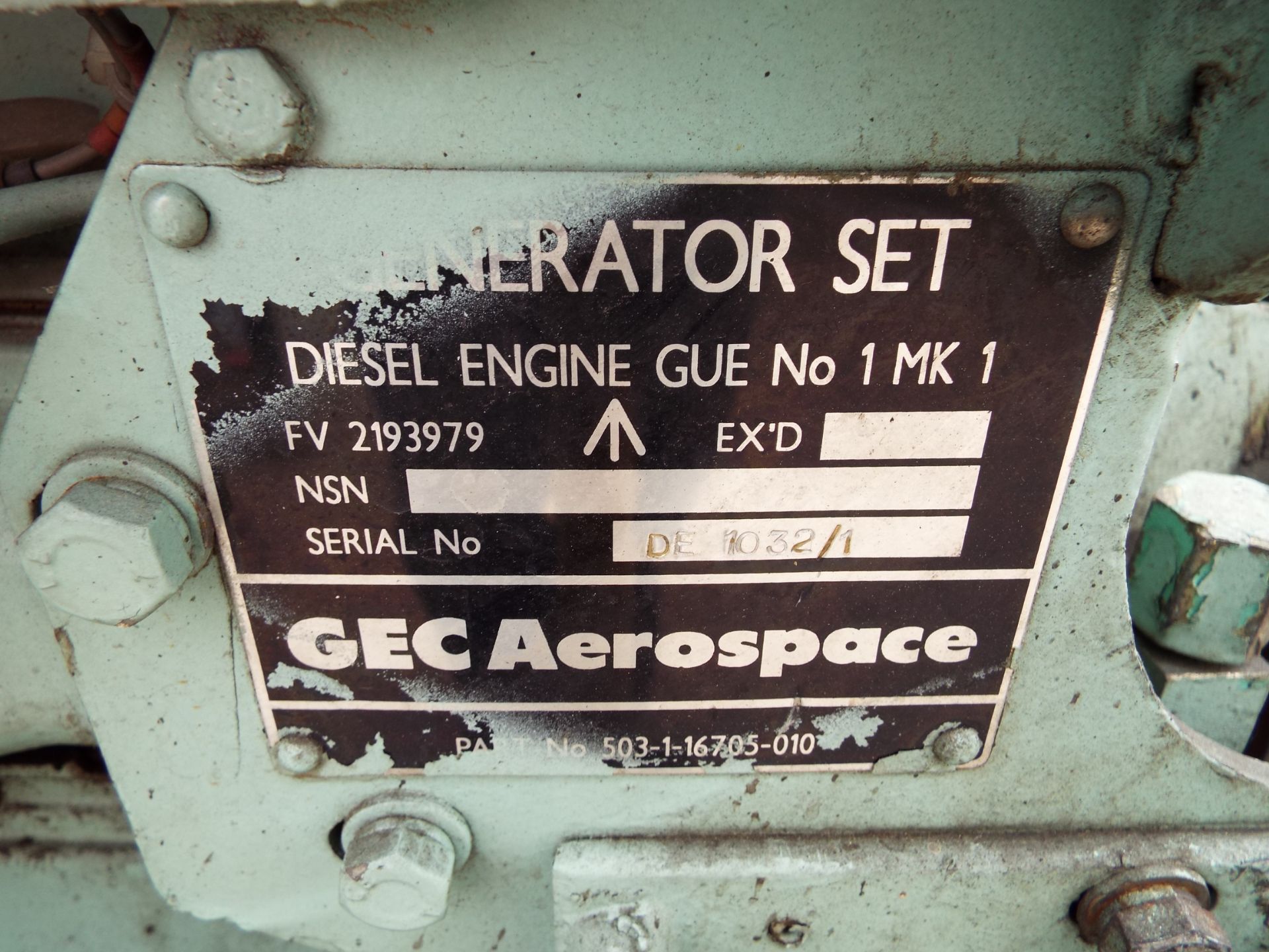 Perkins 4108 Diesel Engine GUE No1 Mk1 Generator Set - Image 11 of 12